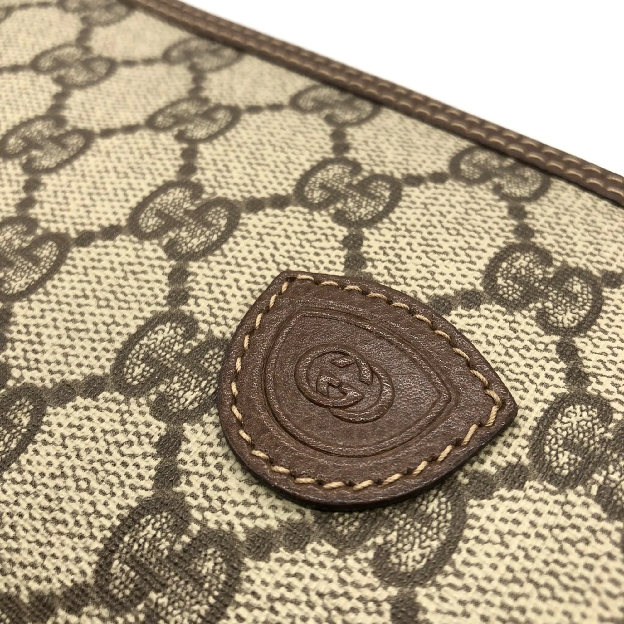 Interlocking G Patch Wristlet Messenger Bag GG Coated Canvas Small - Image 3