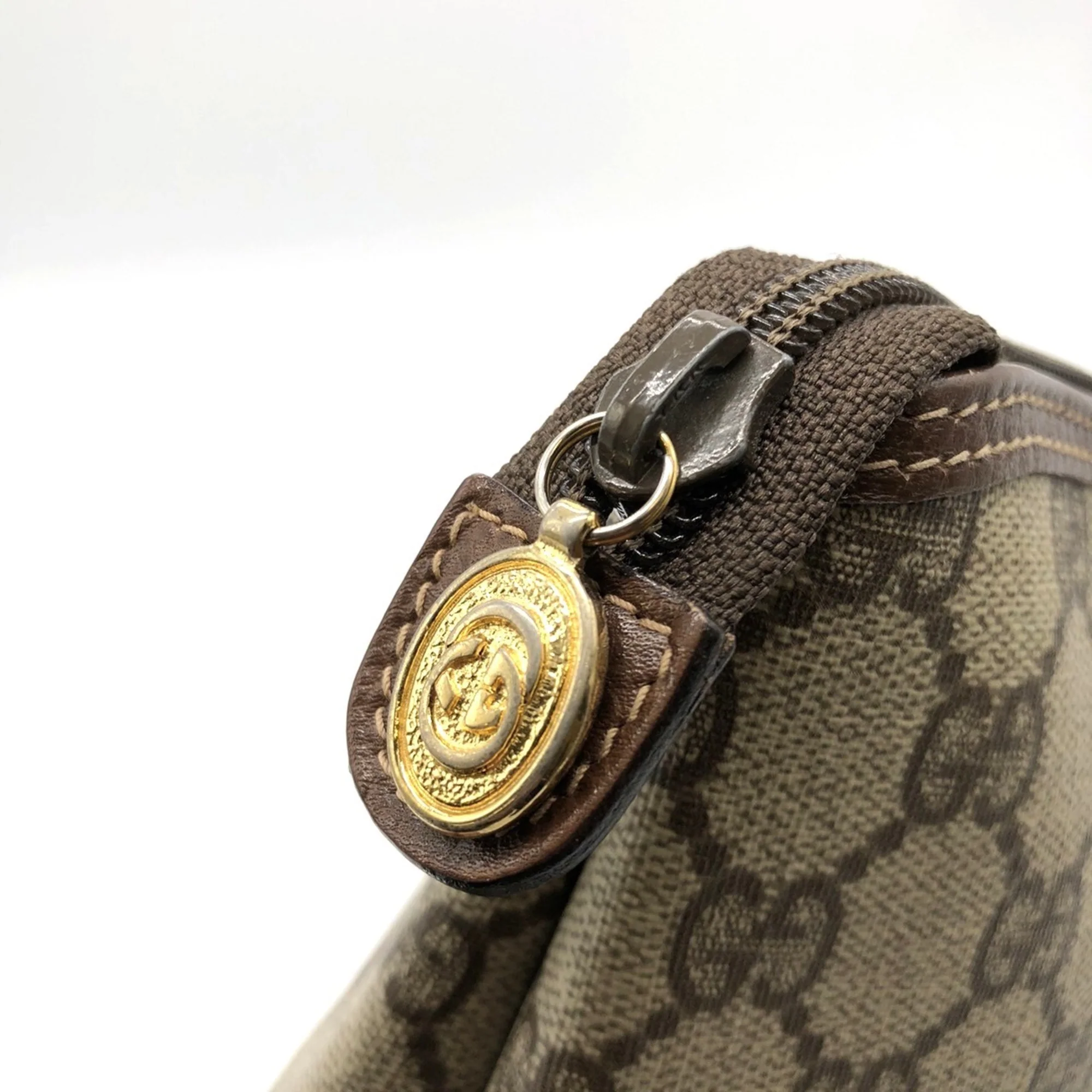 Interlocking G Patch Wristlet Messenger Bag GG Coated Canvas Small - Image 4