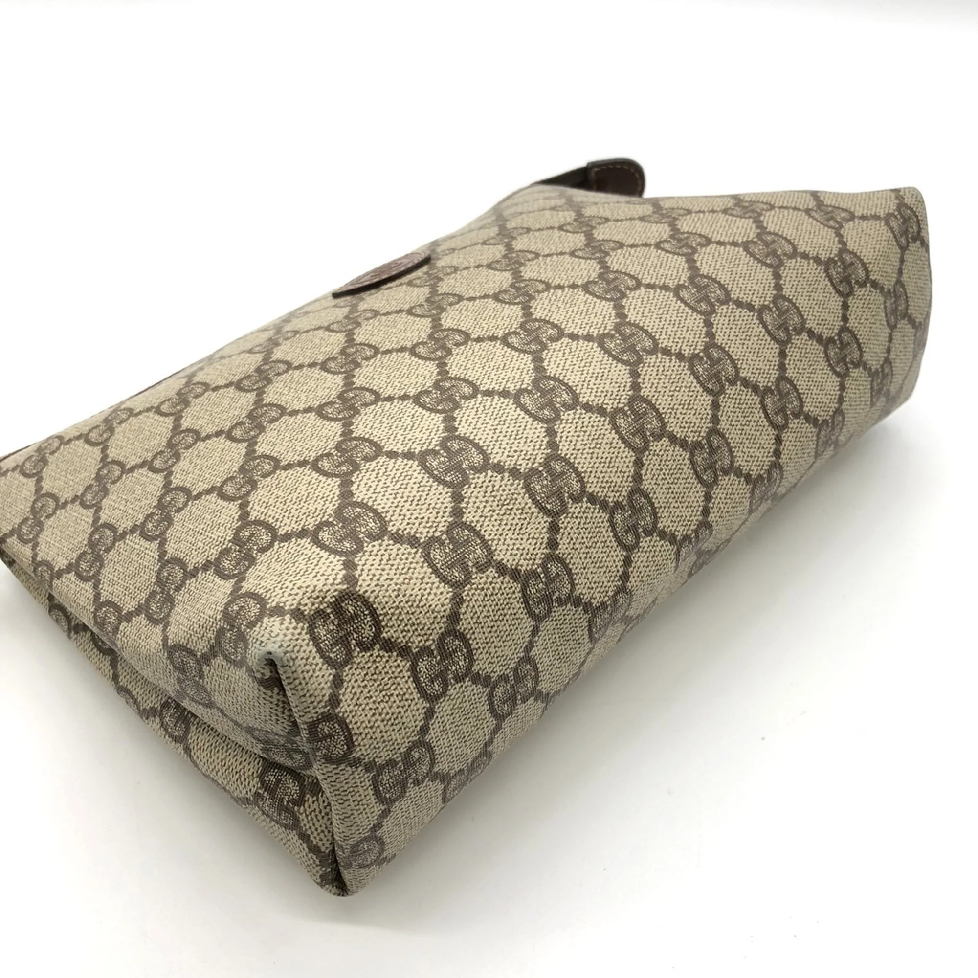 Interlocking G Patch Wristlet Messenger Bag GG Coated Canvas Small - Image 6