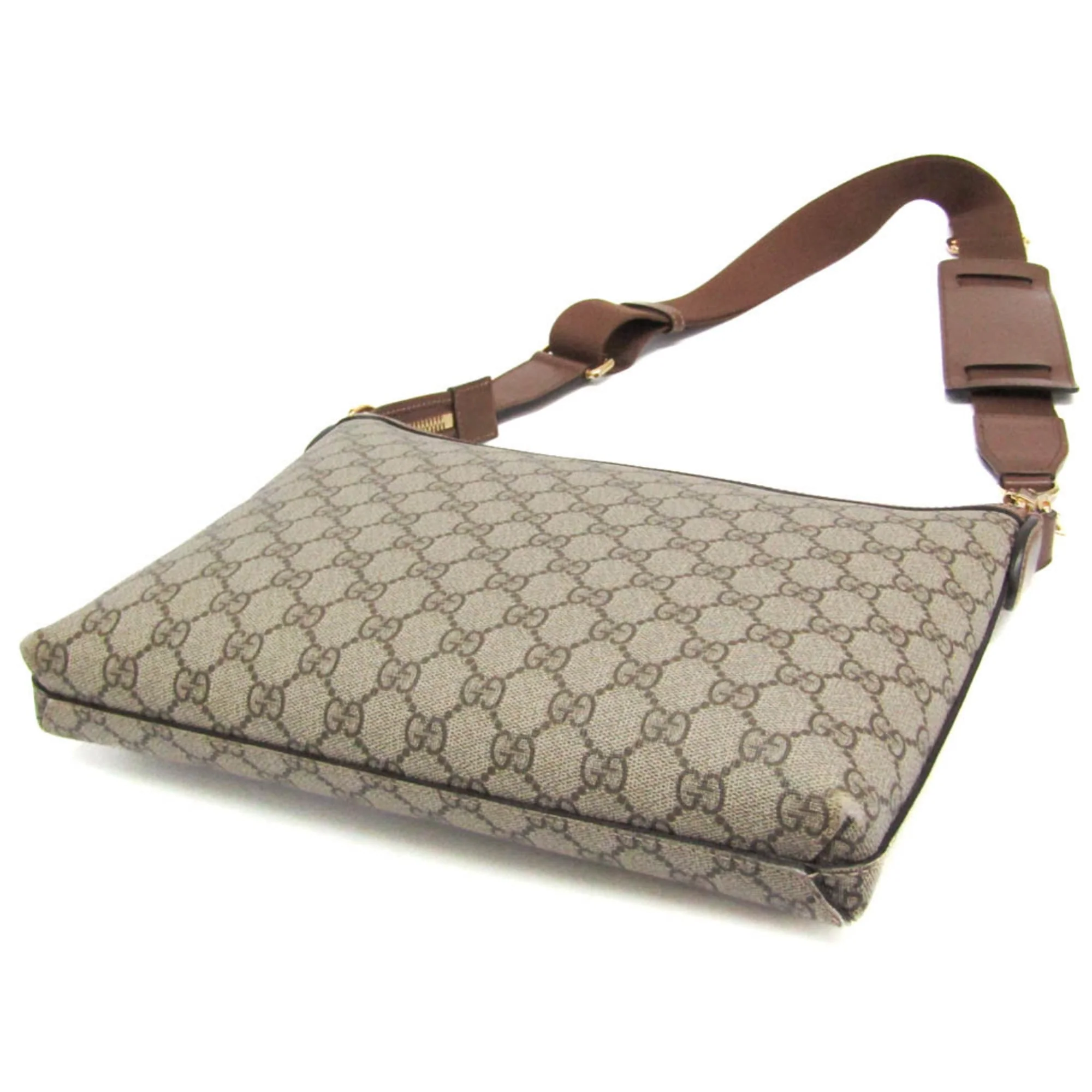 Interlocking G Patch Wristlet Messenger Bag GG Coated Canvas Small - Image 2