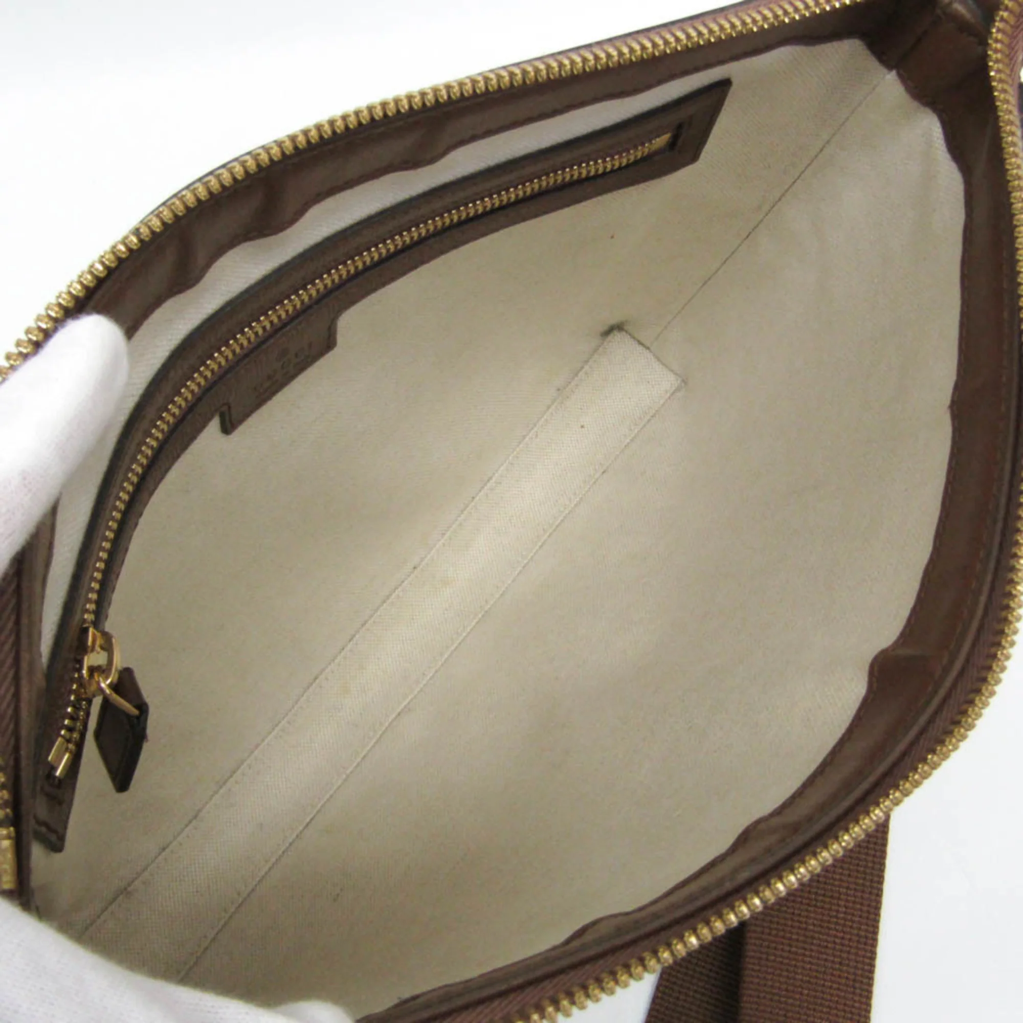 Interlocking G Patch Wristlet Messenger Bag GG Coated Canvas Small - Image 3
