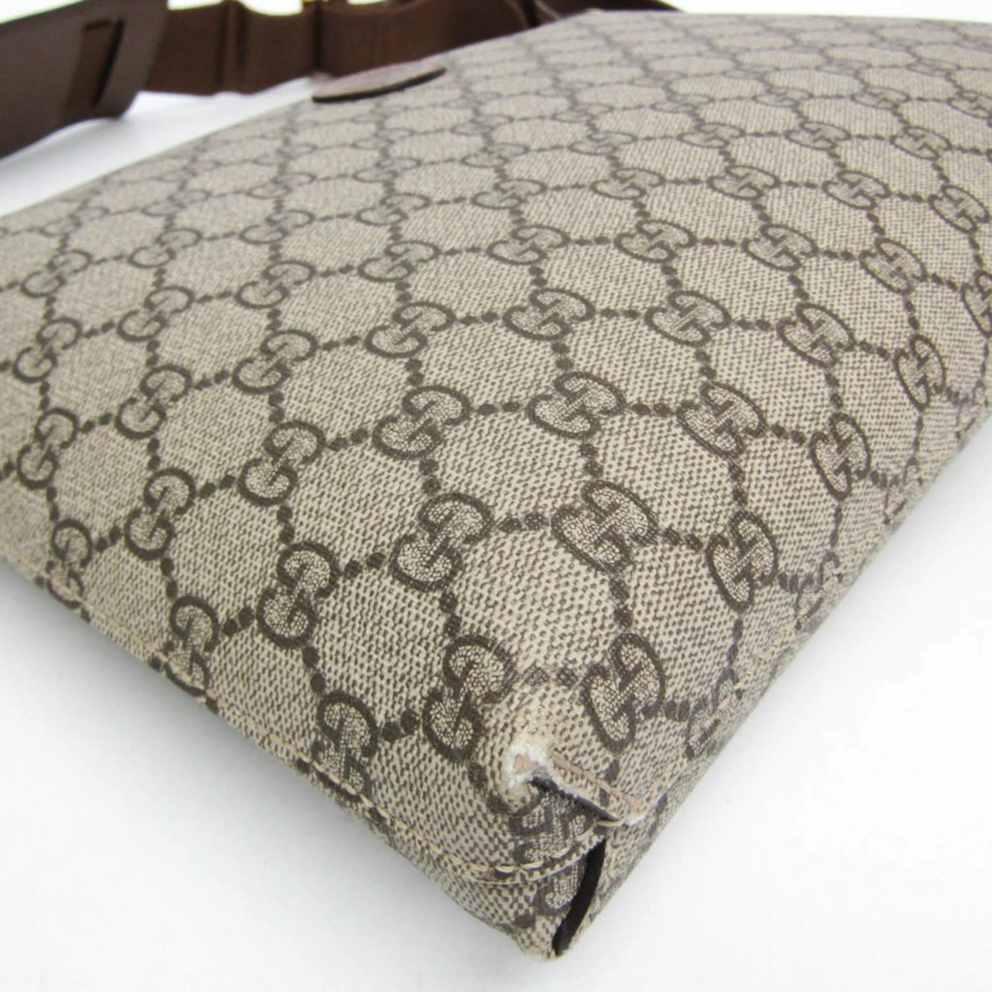 Interlocking G Patch Wristlet Messenger Bag GG Coated Canvas Small - Image 4