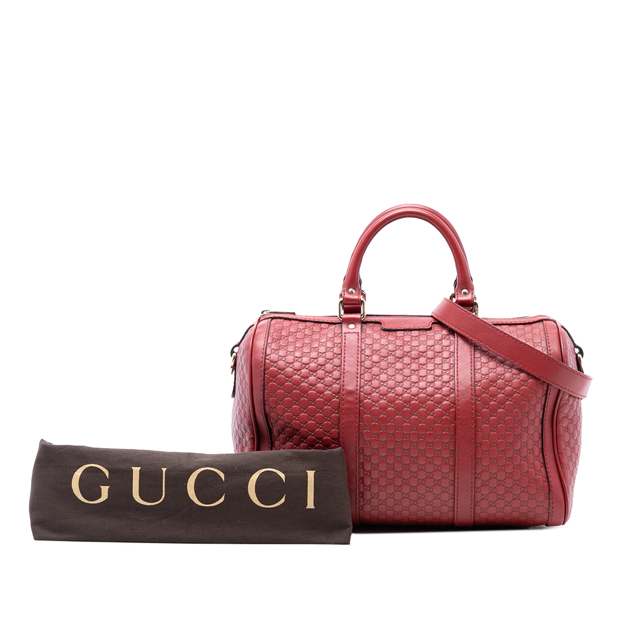 Joy Boston Bag Microguccissima Leather Medium - Image 8