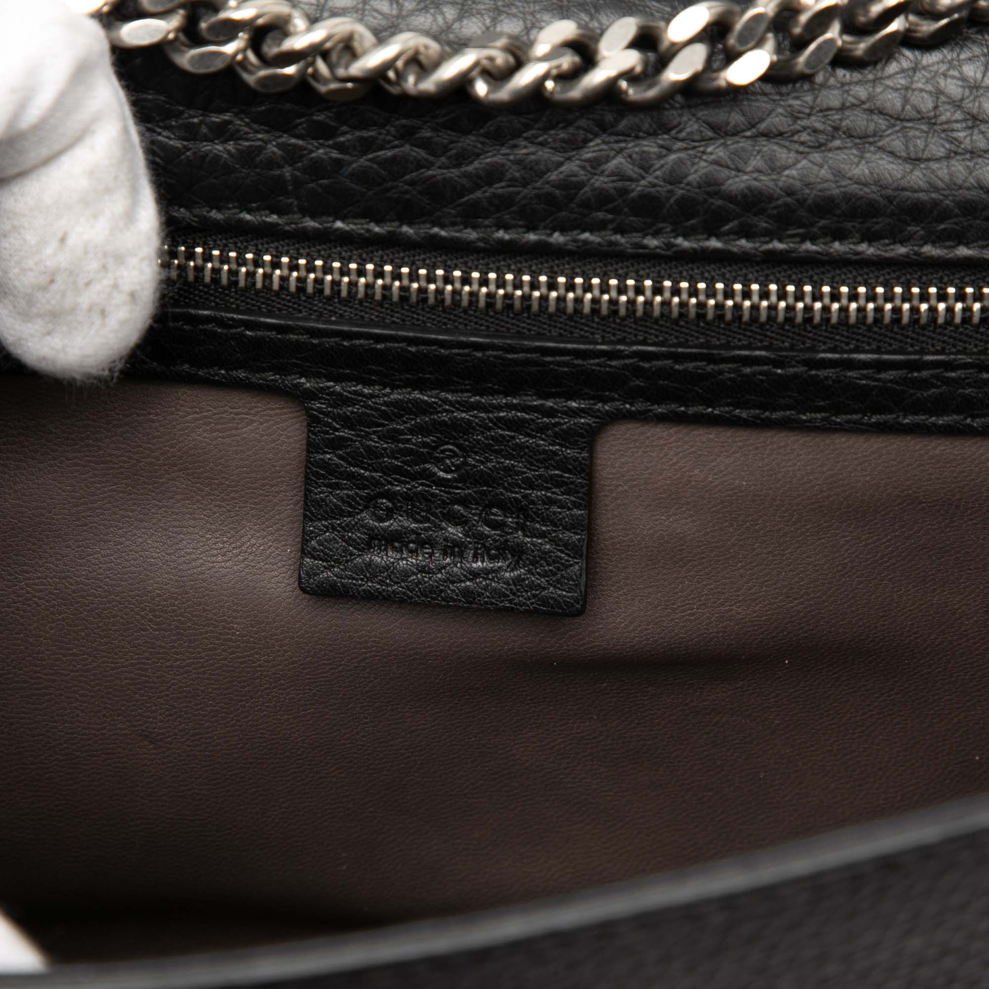 Miss Bamboo Shoulder Bag Studded Leather Medium - Image 5