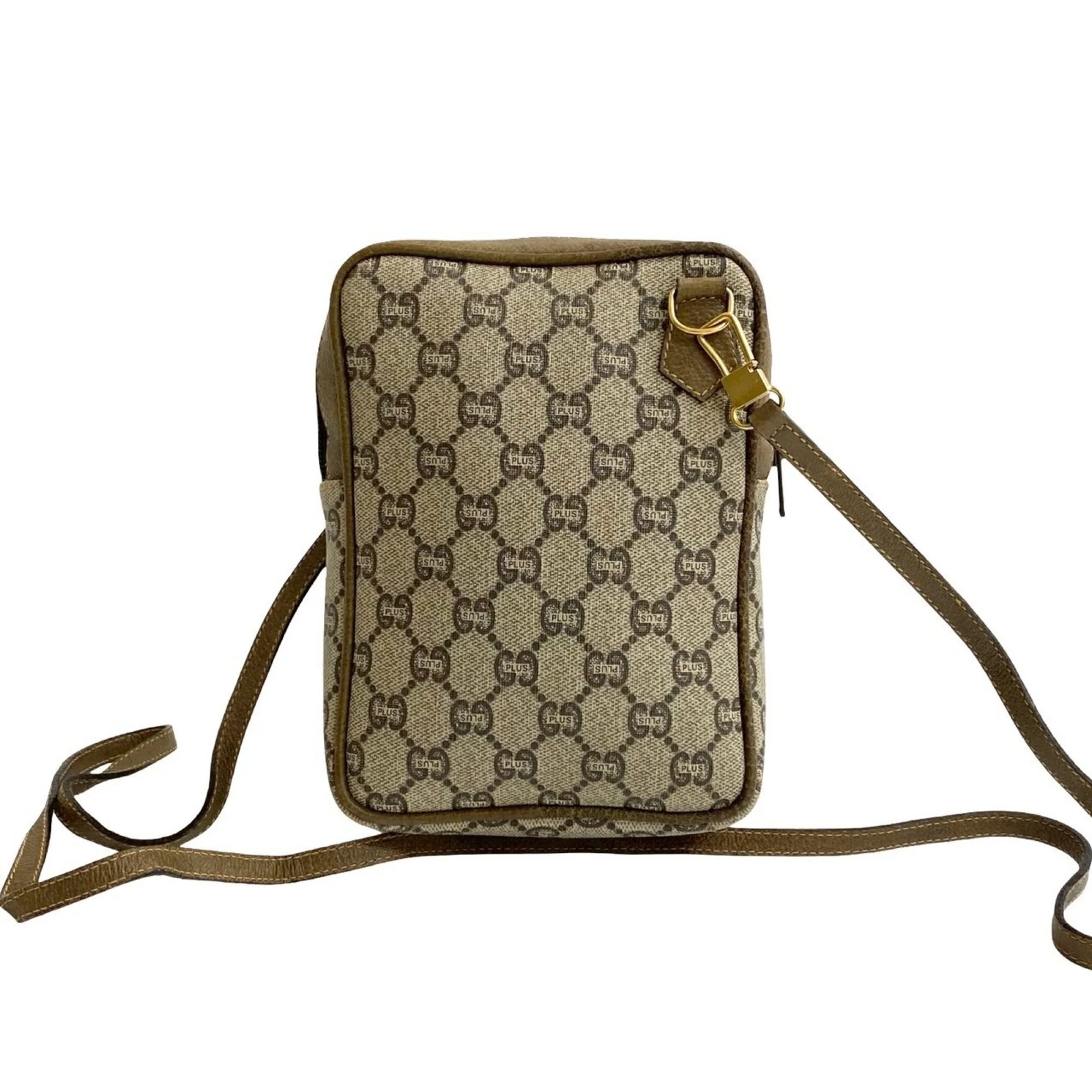 Neo Vintage Top Handle Crossbody Bag GG Coated Canvas Mini - Image 3