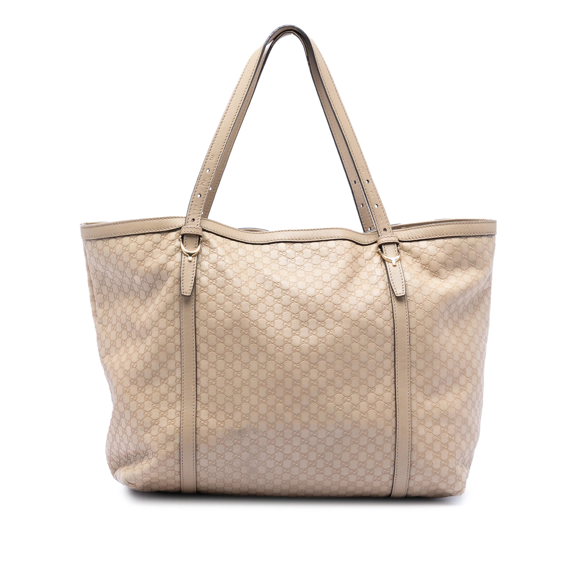 Nice Tote Microguccissima Leather Large