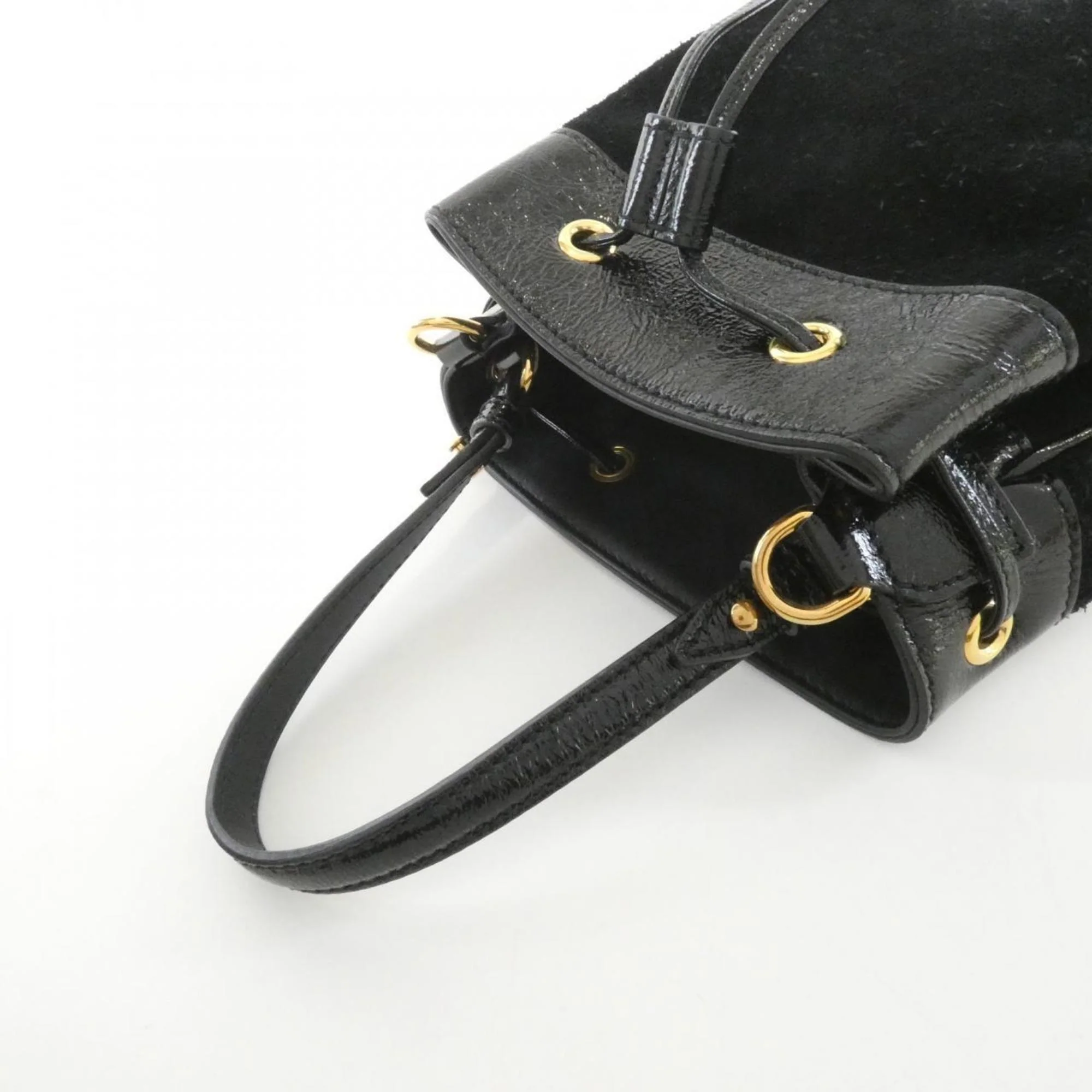 Ophidia Bucket Bag Suede Small - Image 5