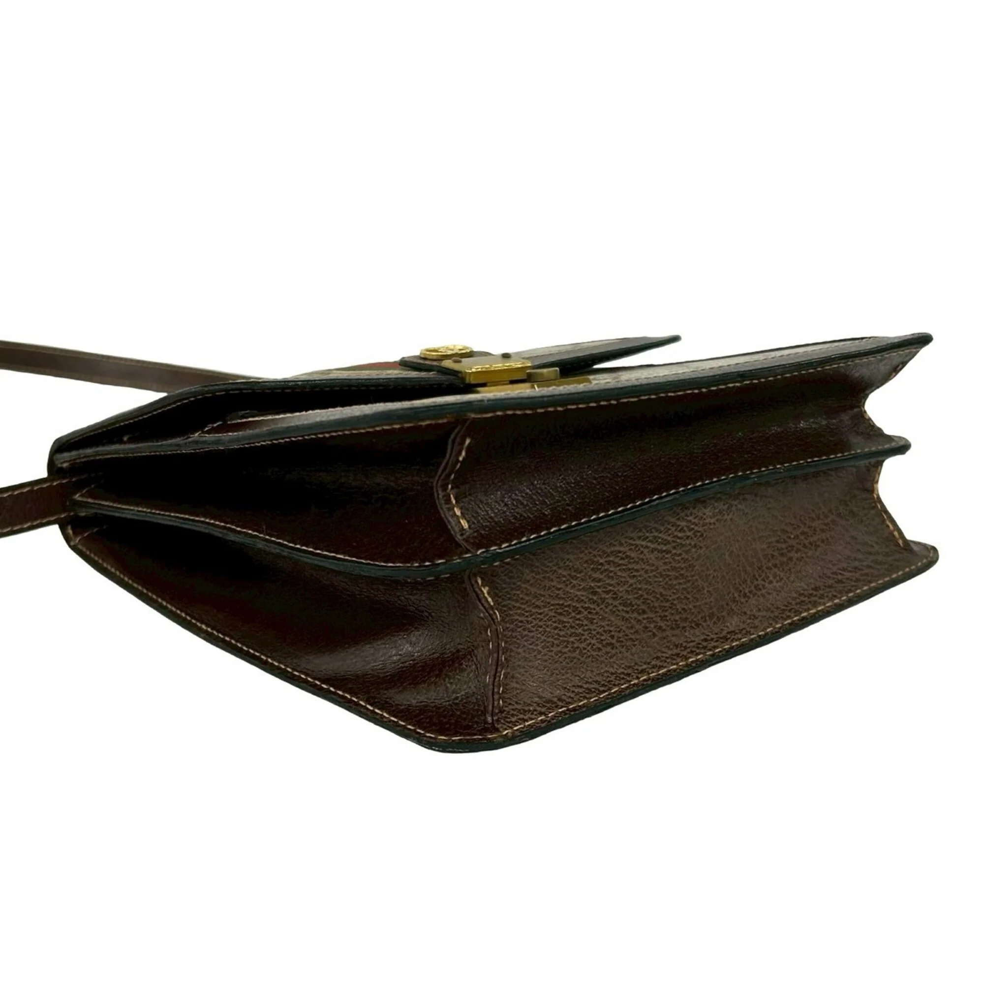 Ophidia Flap Top Handle Bag GG Coated Canvas Small - Image 7