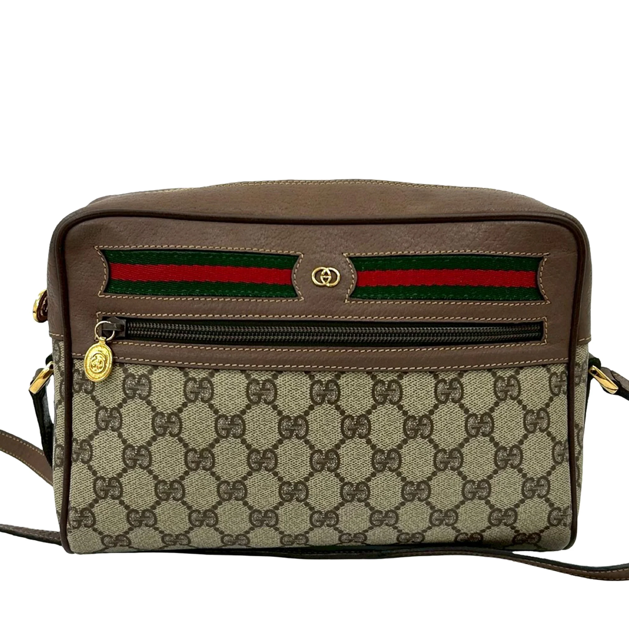 Ophidia Shoulder Bag GG Coated Canvas Small