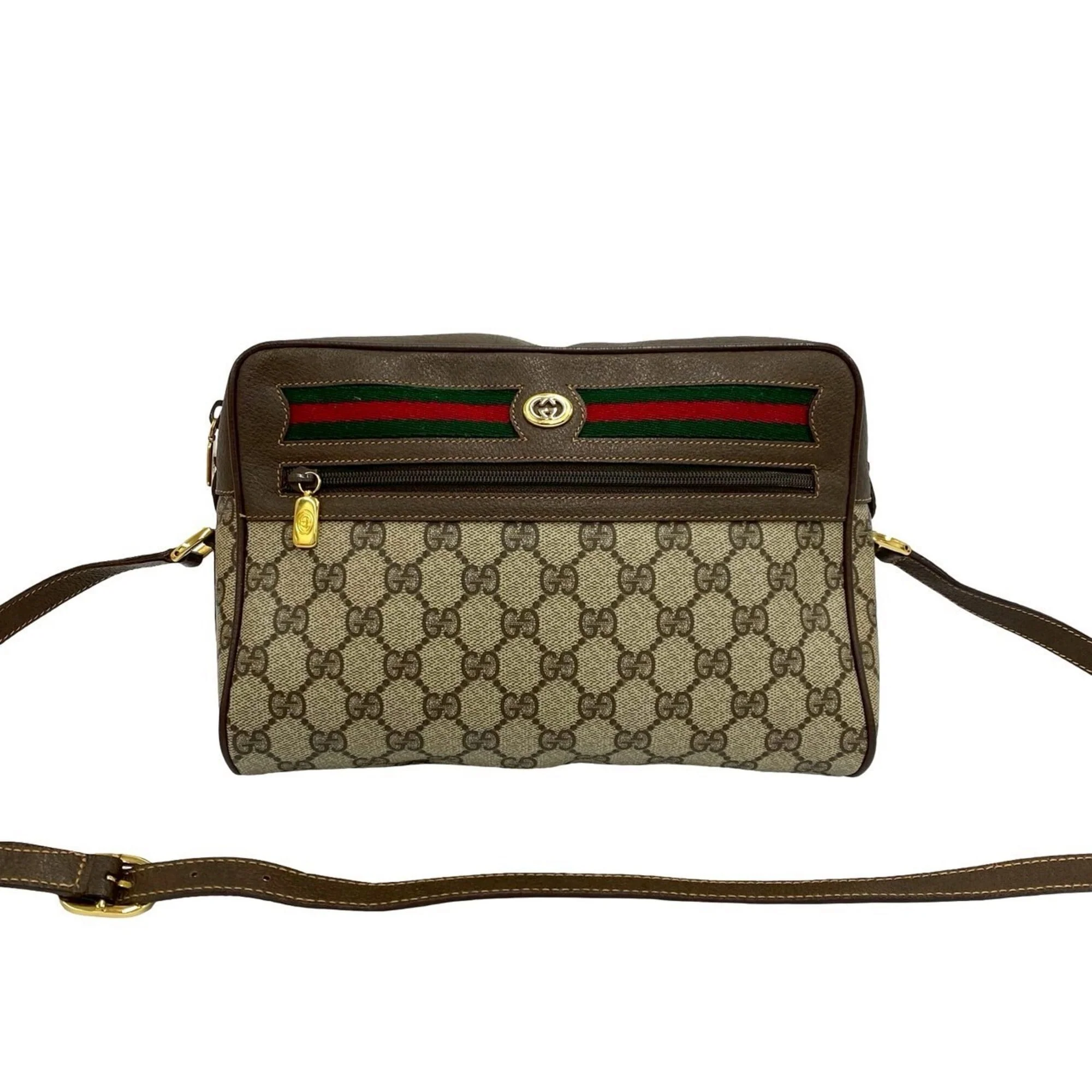 Ophidia Shoulder Bag GG Coated Canvas Small