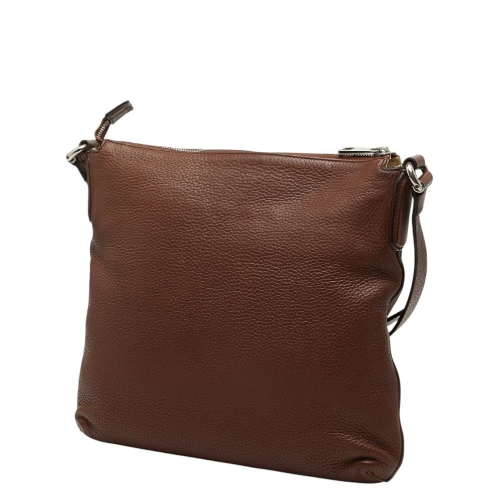 Soho Front Pocket Messenger Bag Leather Medium - Image 2