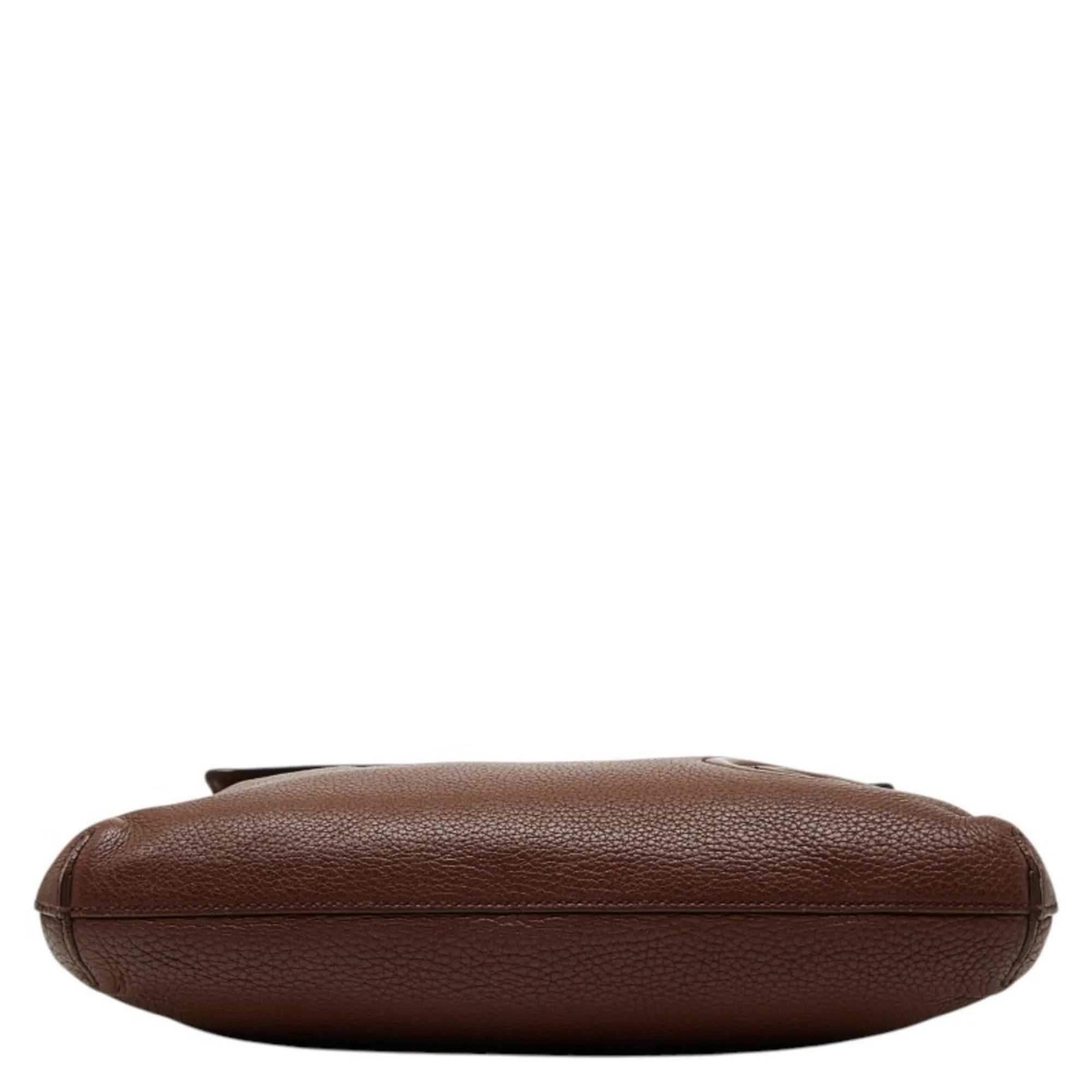 Soho Front Pocket Messenger Bag Leather Medium - Image 3