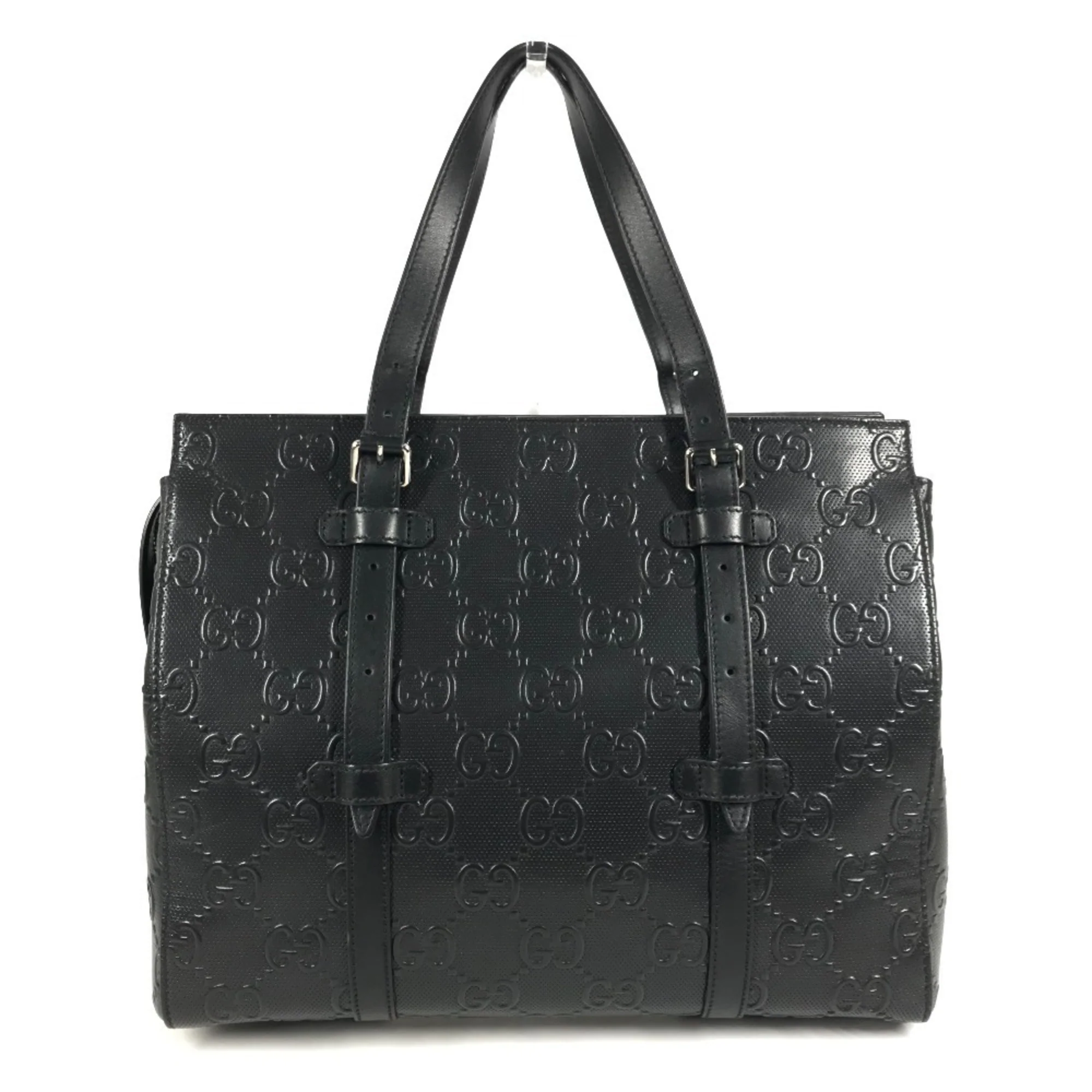 Tote Bag GG Embossed Perforated Leather