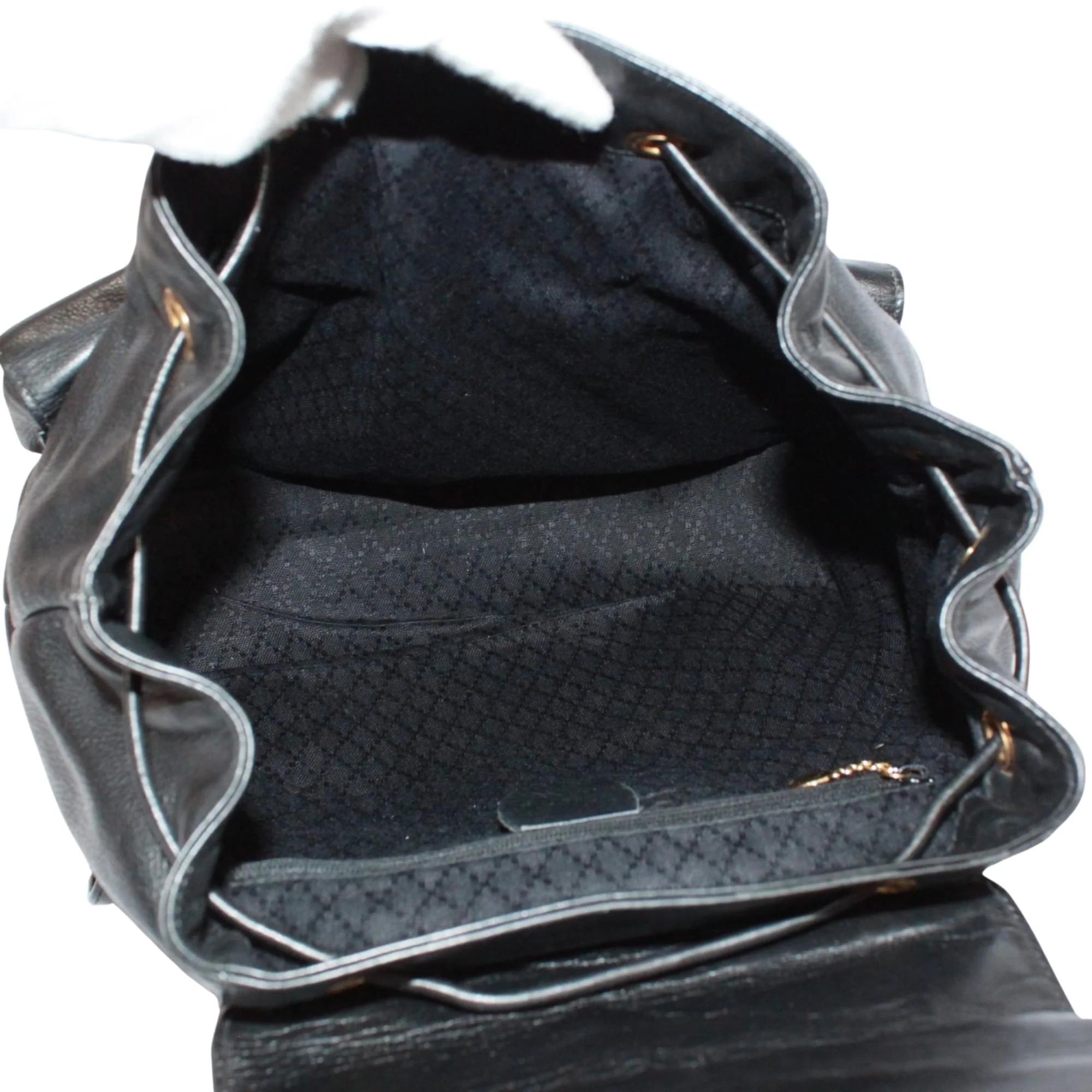 Vintage Bamboo Backpack Leather Medium - Image 7