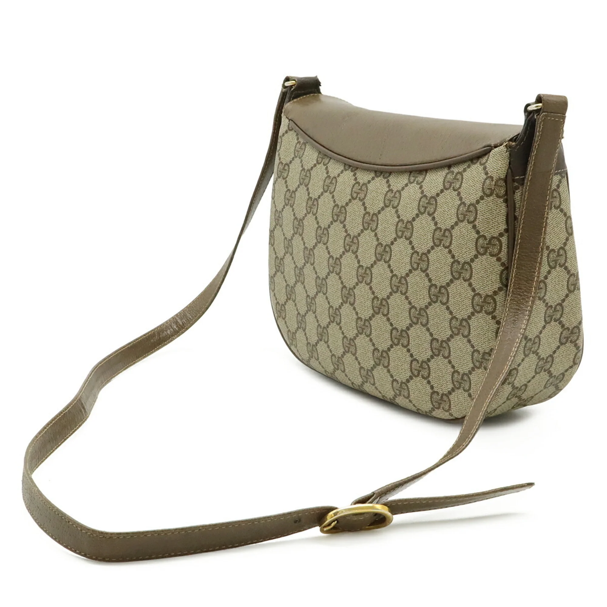 Vintage Web Crossbody Bag GG Coated Canvas Small - Image 3