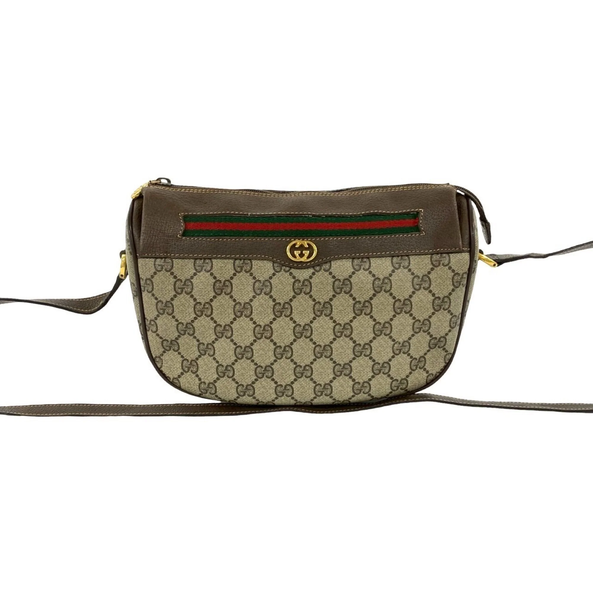 Vintage Web Crossbody Bag GG Coated Canvas Small