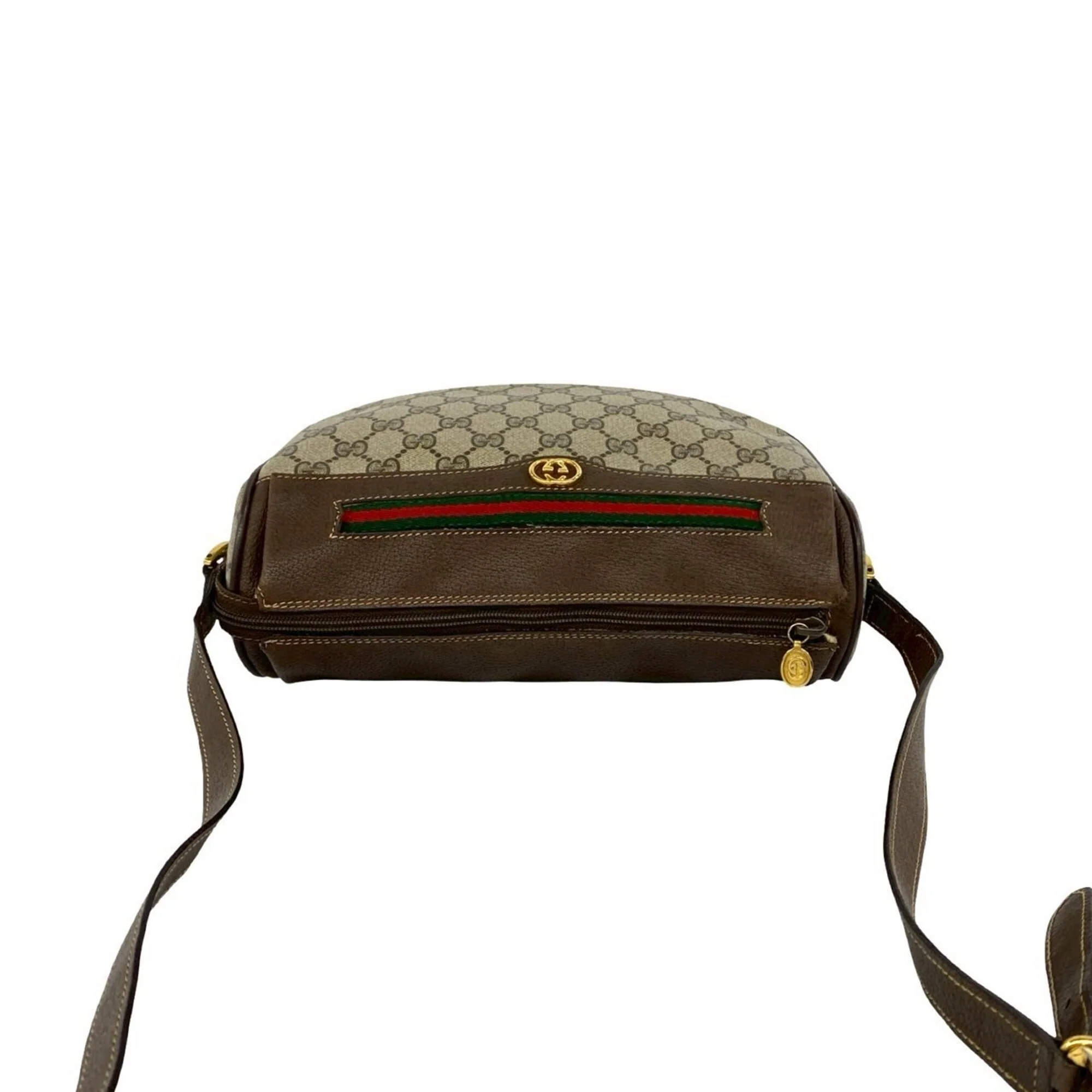 Vintage Web Crossbody Bag GG Coated Canvas Small - Image 4