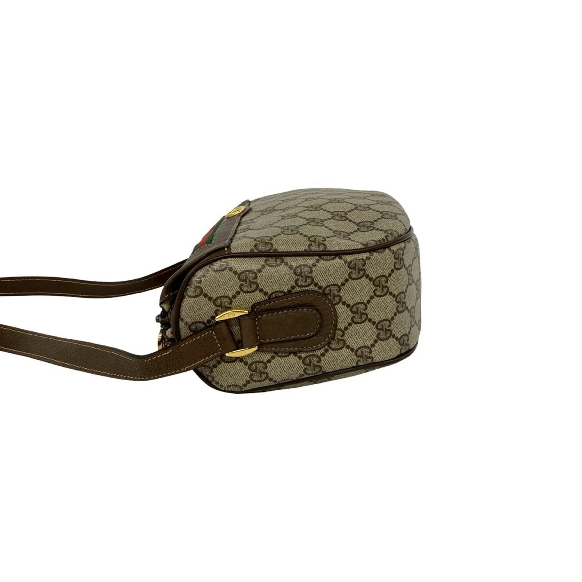 Vintage Web Crossbody Bag GG Coated Canvas Small - Image 5