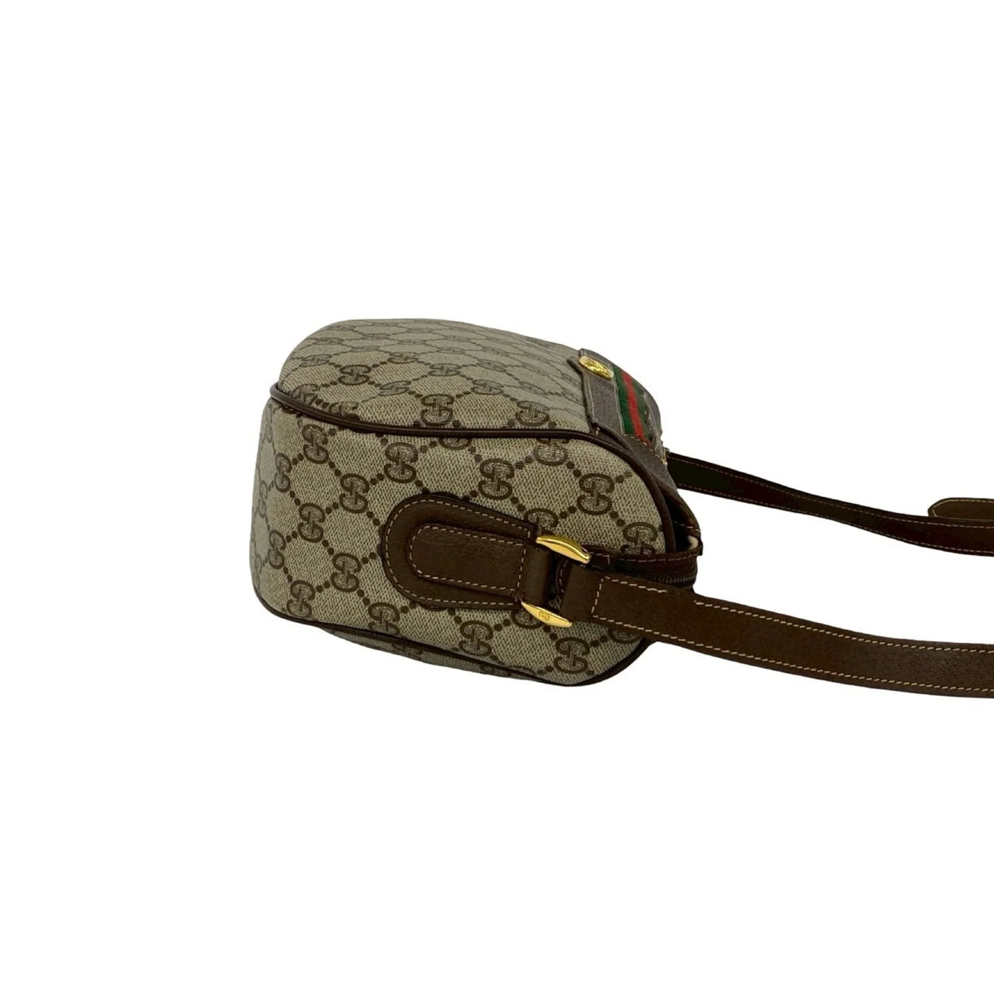 Vintage Web Crossbody Bag GG Coated Canvas Small - Image 6