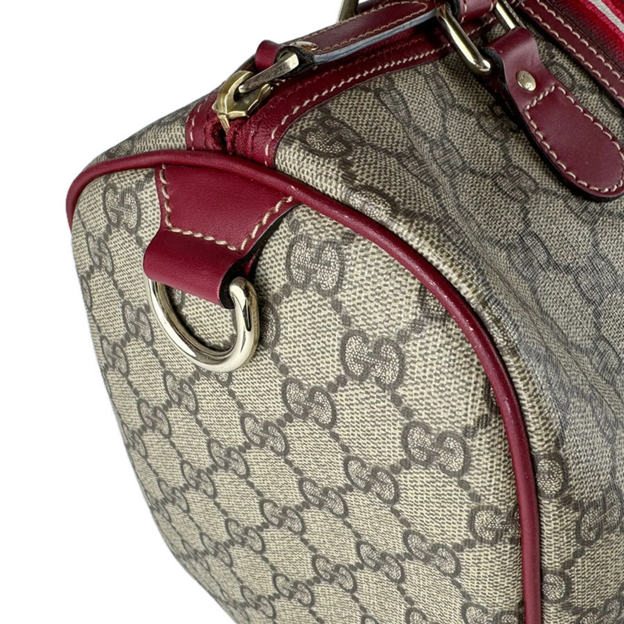 Web Joy Boston Bag GG Coated Canvas Medium - Image 6