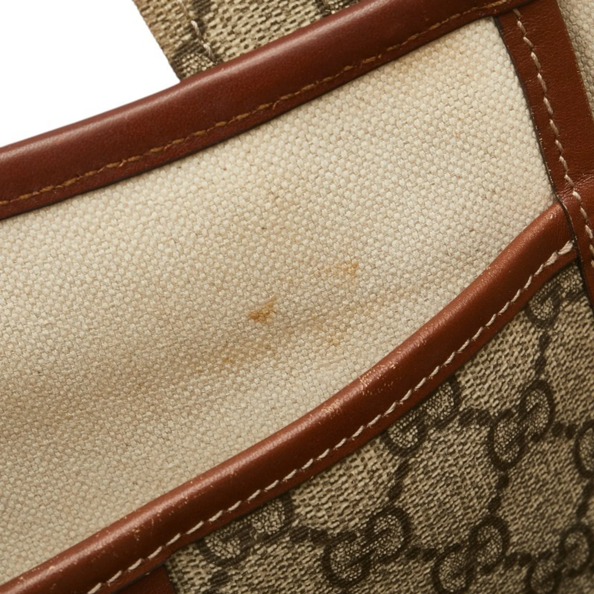 Web Loop Tote GG Coated Canvas Tall - Image 8