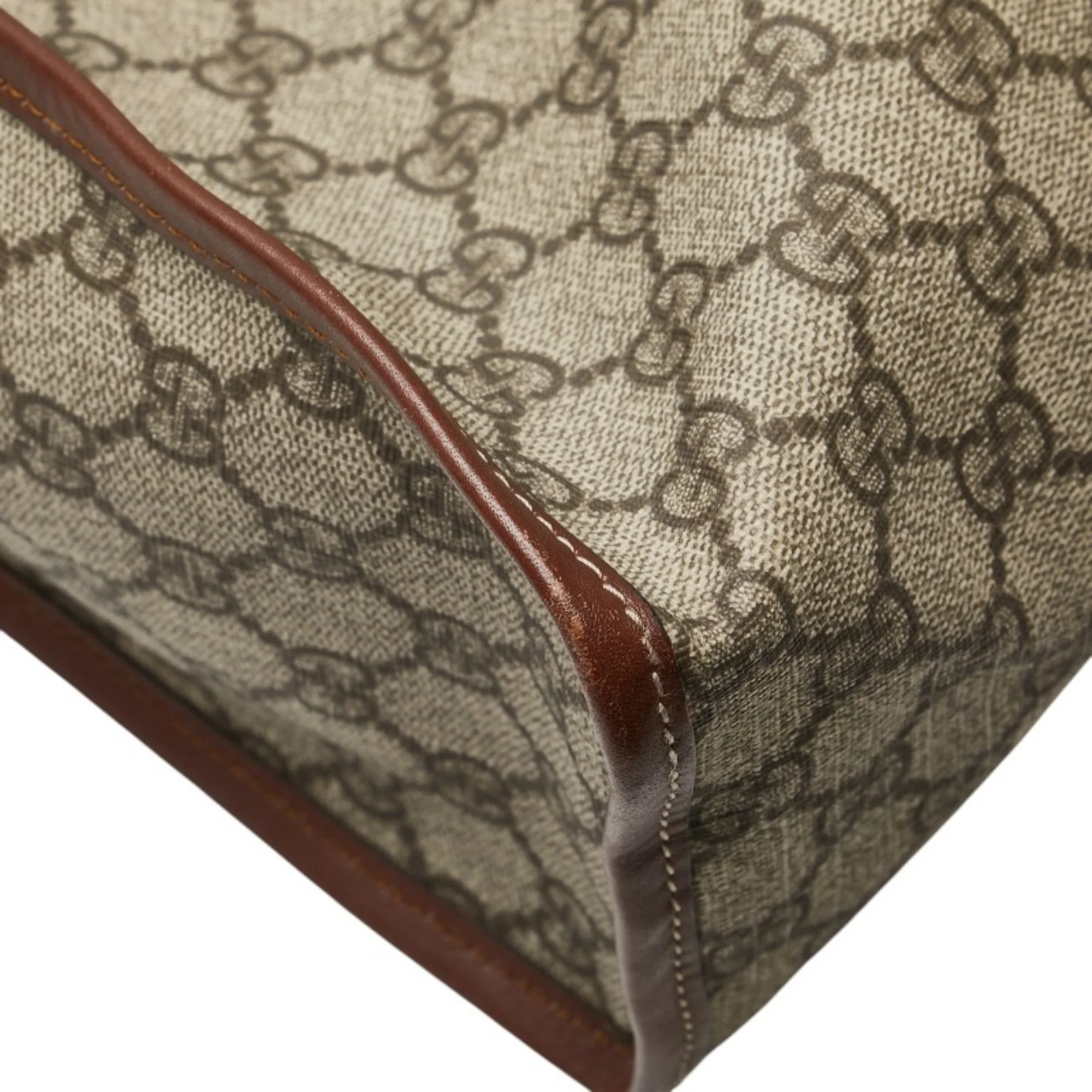 Web Loop Tote GG Coated Canvas Tall - Image 8