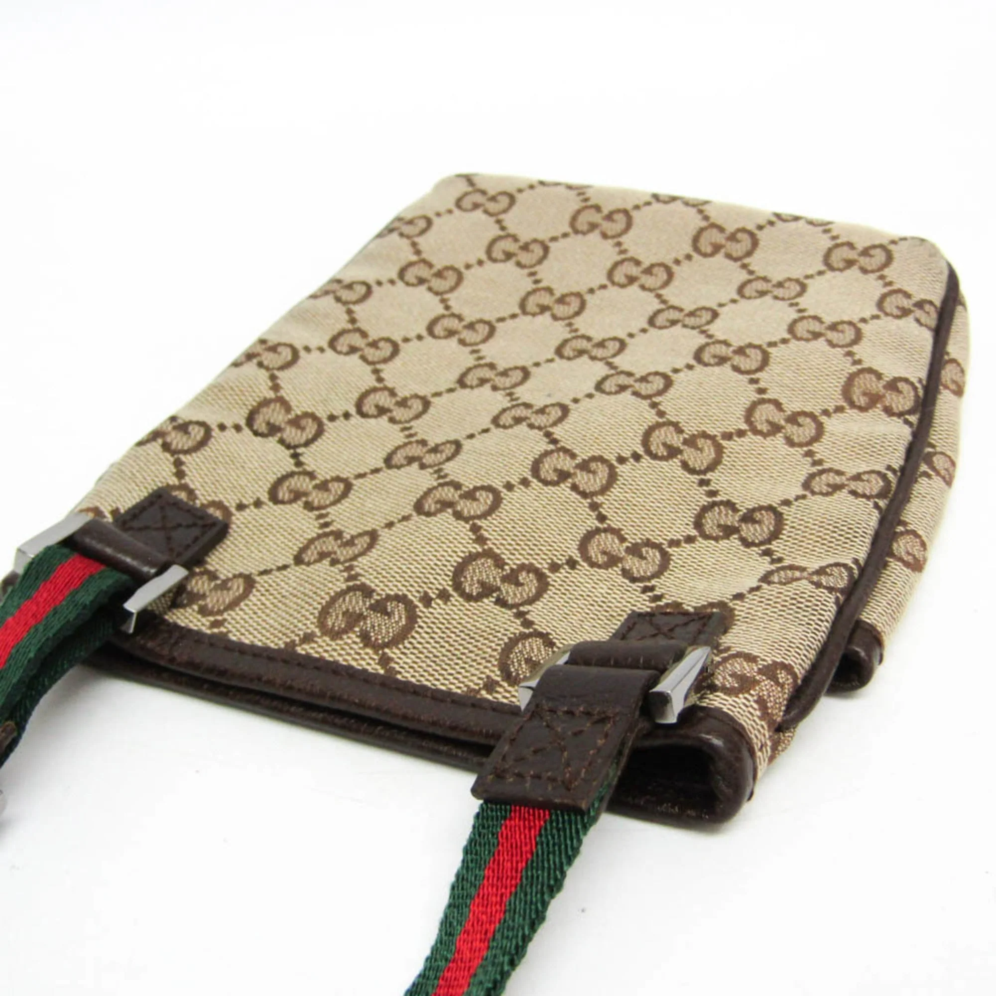 Web Strap Zip Messenger Bag GG Canvas Small - Image 8