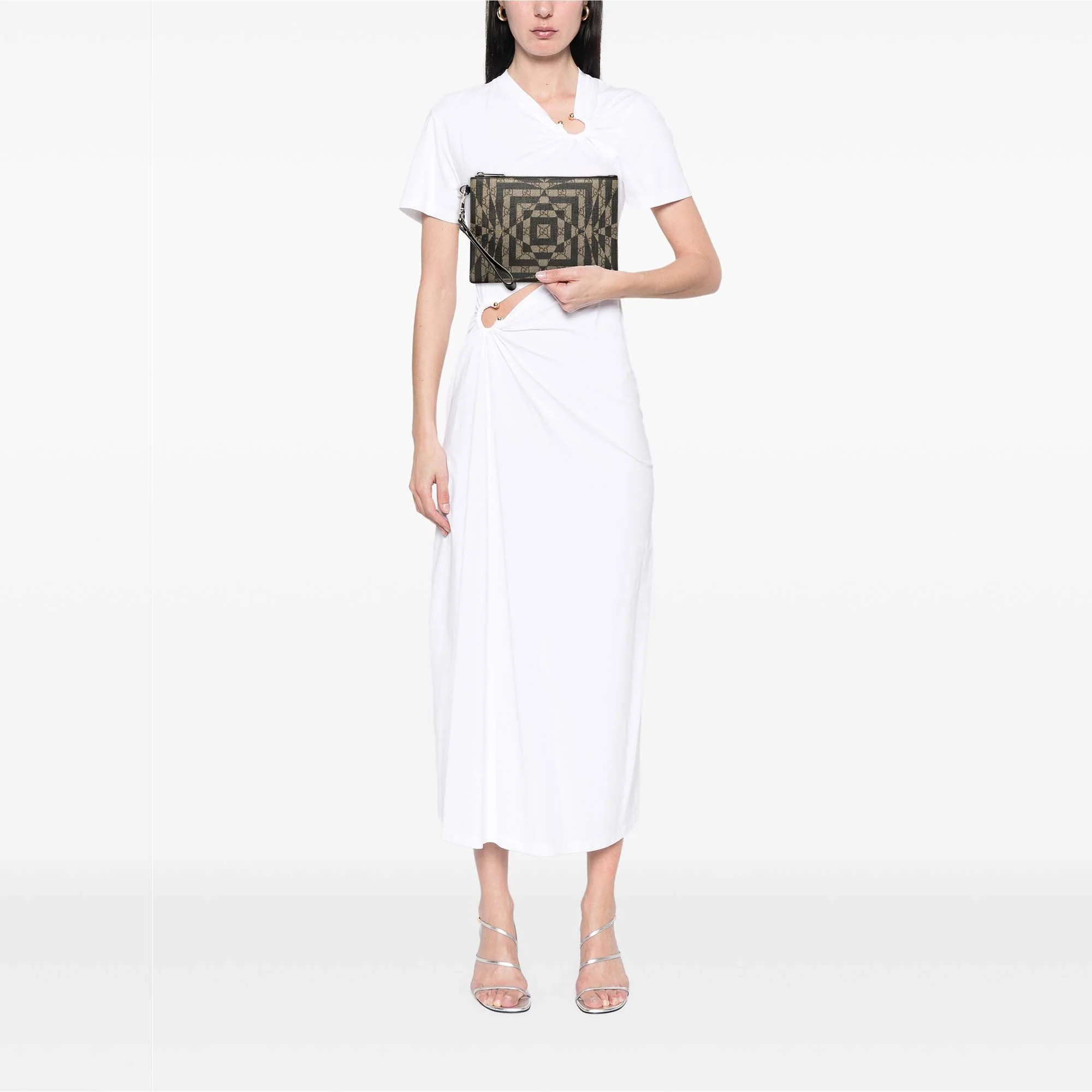 Wristlet Clutch Caleido GG Coated Canvas - Image 7