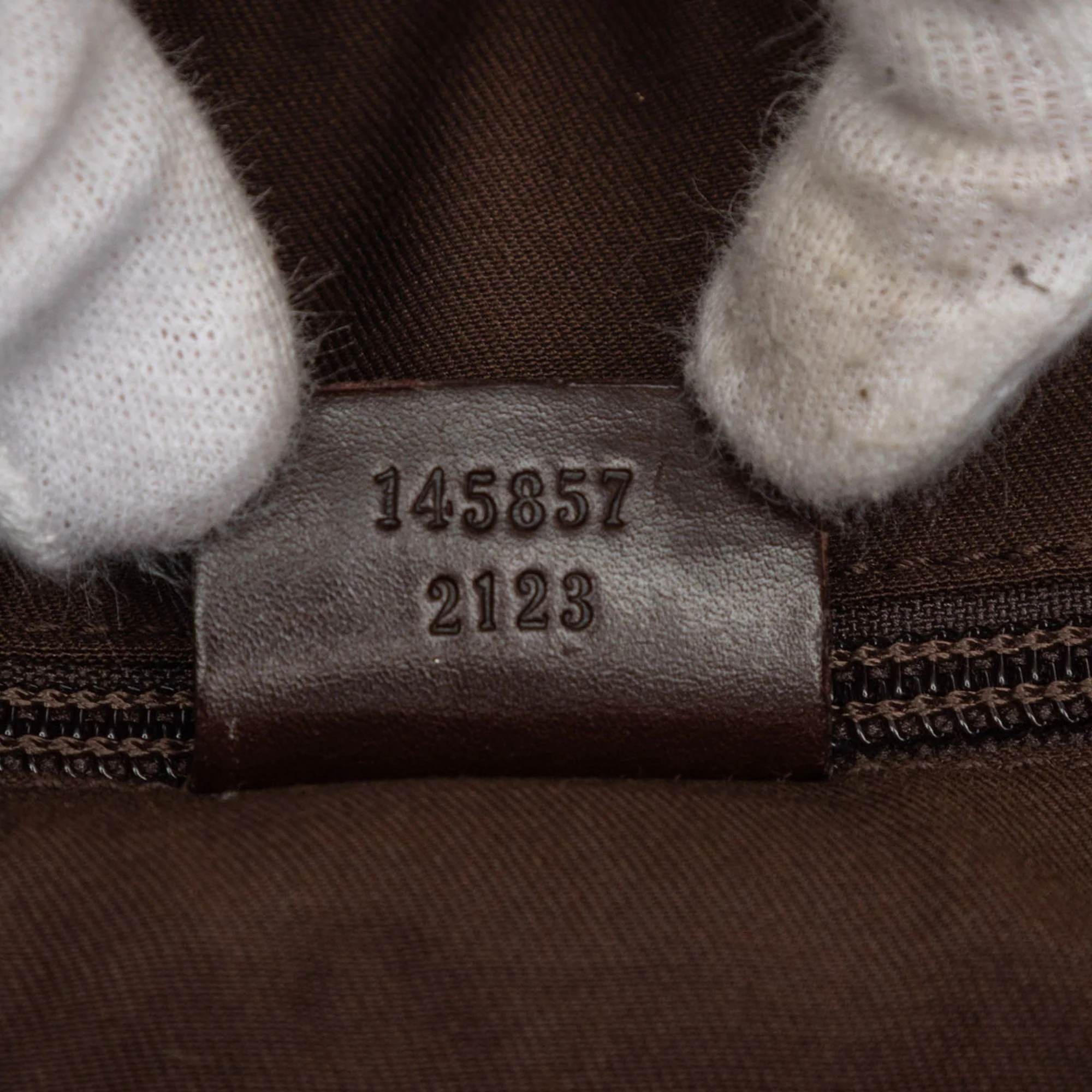 Zip Messenger Bag GG Canvas with Perforated Leather Medium - Image 6