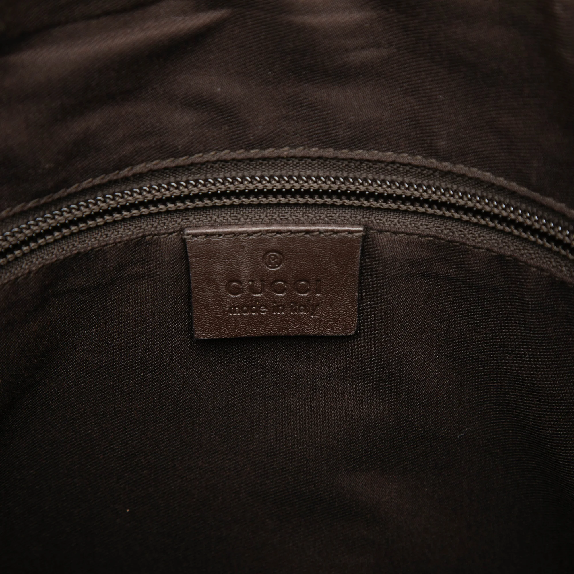 Zip Messenger Bag GG Canvas with Perforated Leather Medium - Image 5