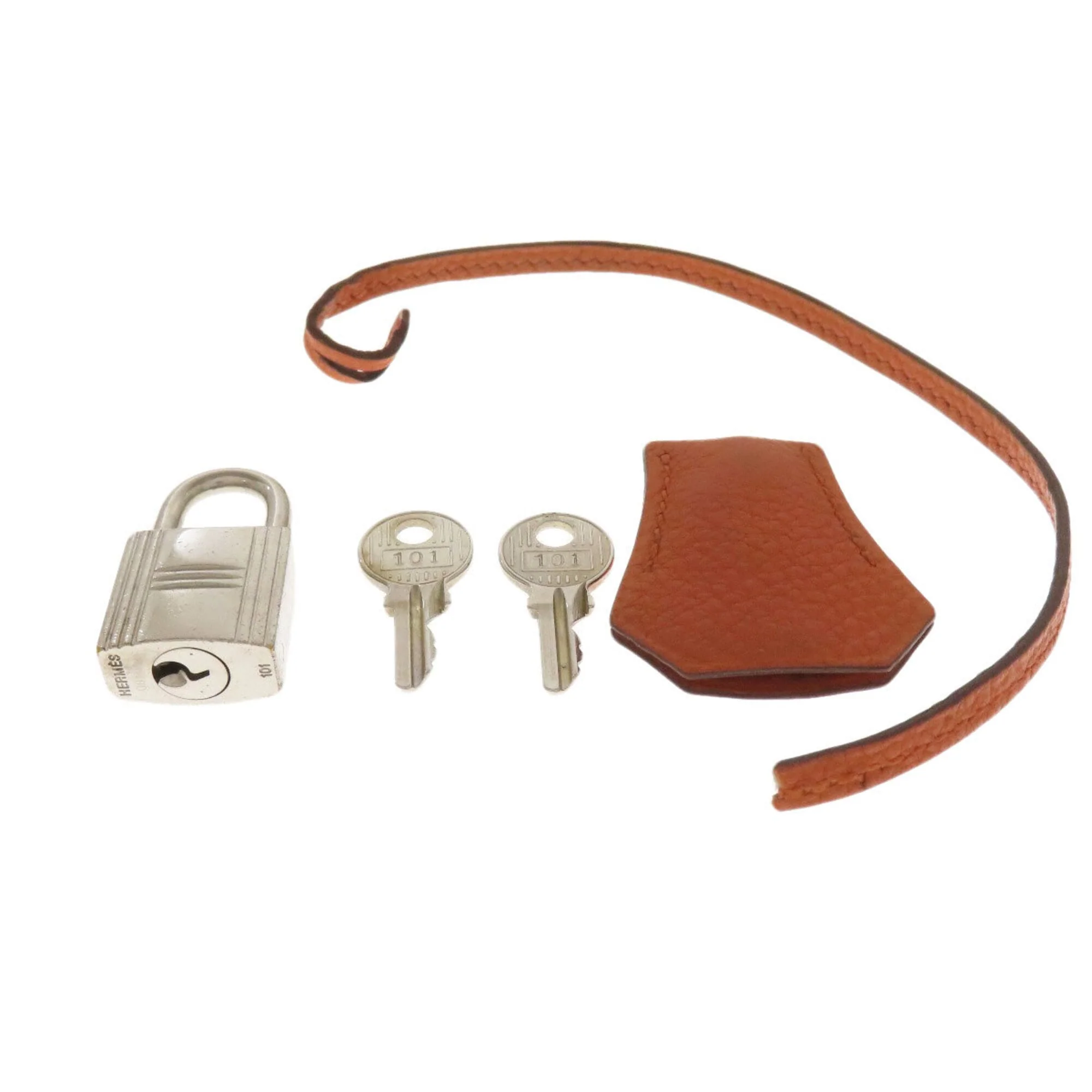 Birkin Handbag Orange Togo with Palladium Hardware 25 - Image 9