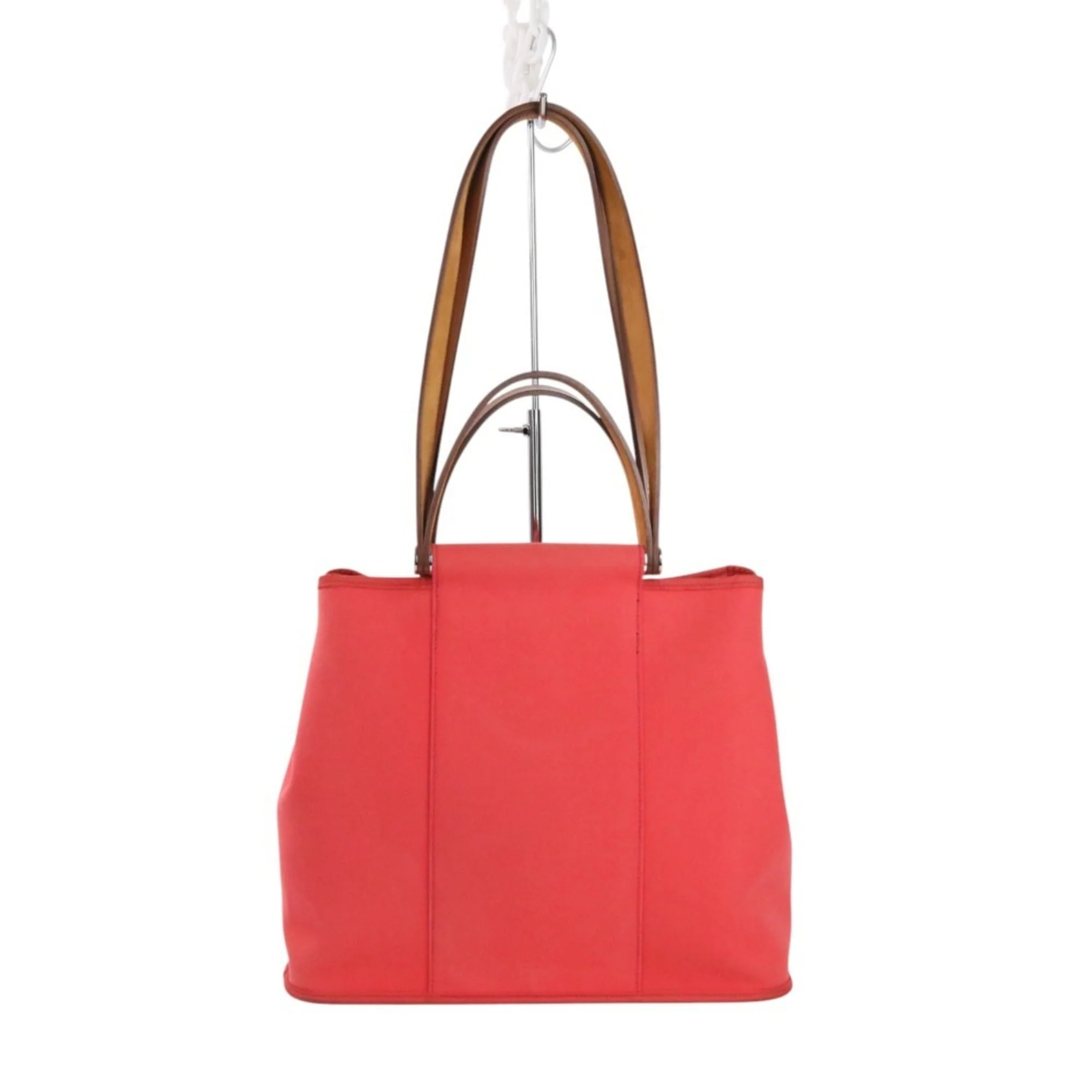 Cabag Handbag Toile and Leather 32 - Image 2