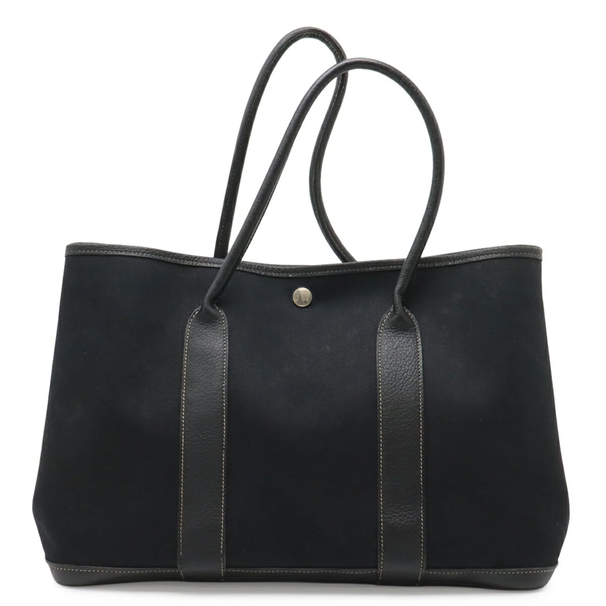 Garden Party Tote Toile and Leather 36