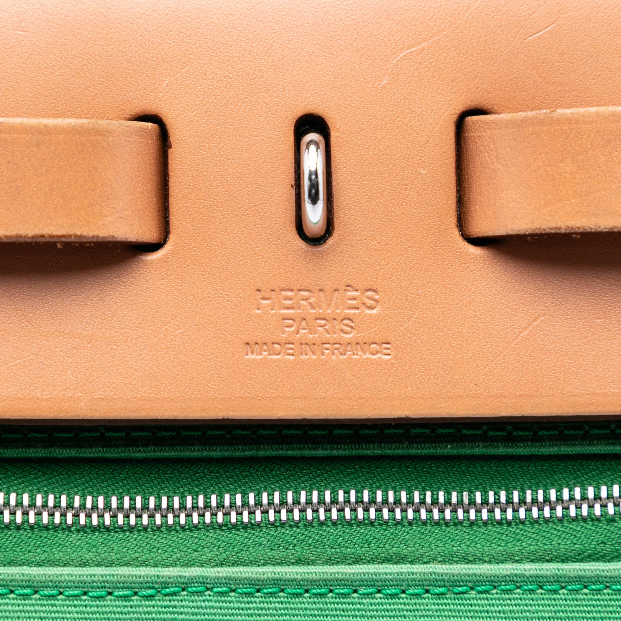 Herbag Zip Leather and Toile 31 - Image 5