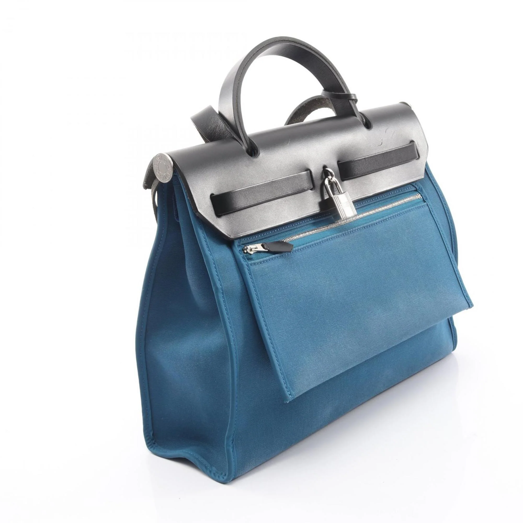 Herbag Zip Leather and Toile 31 - Image 2
