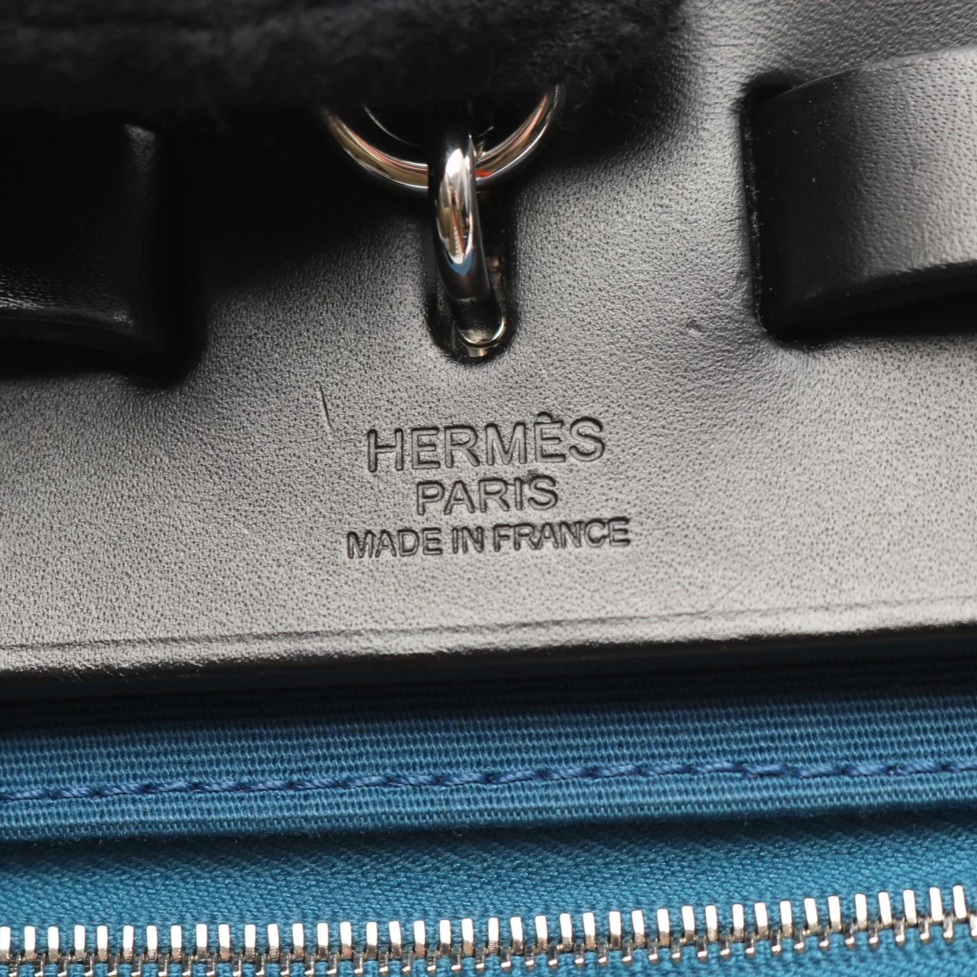 Herbag Zip Leather and Toile 31 - Image 4