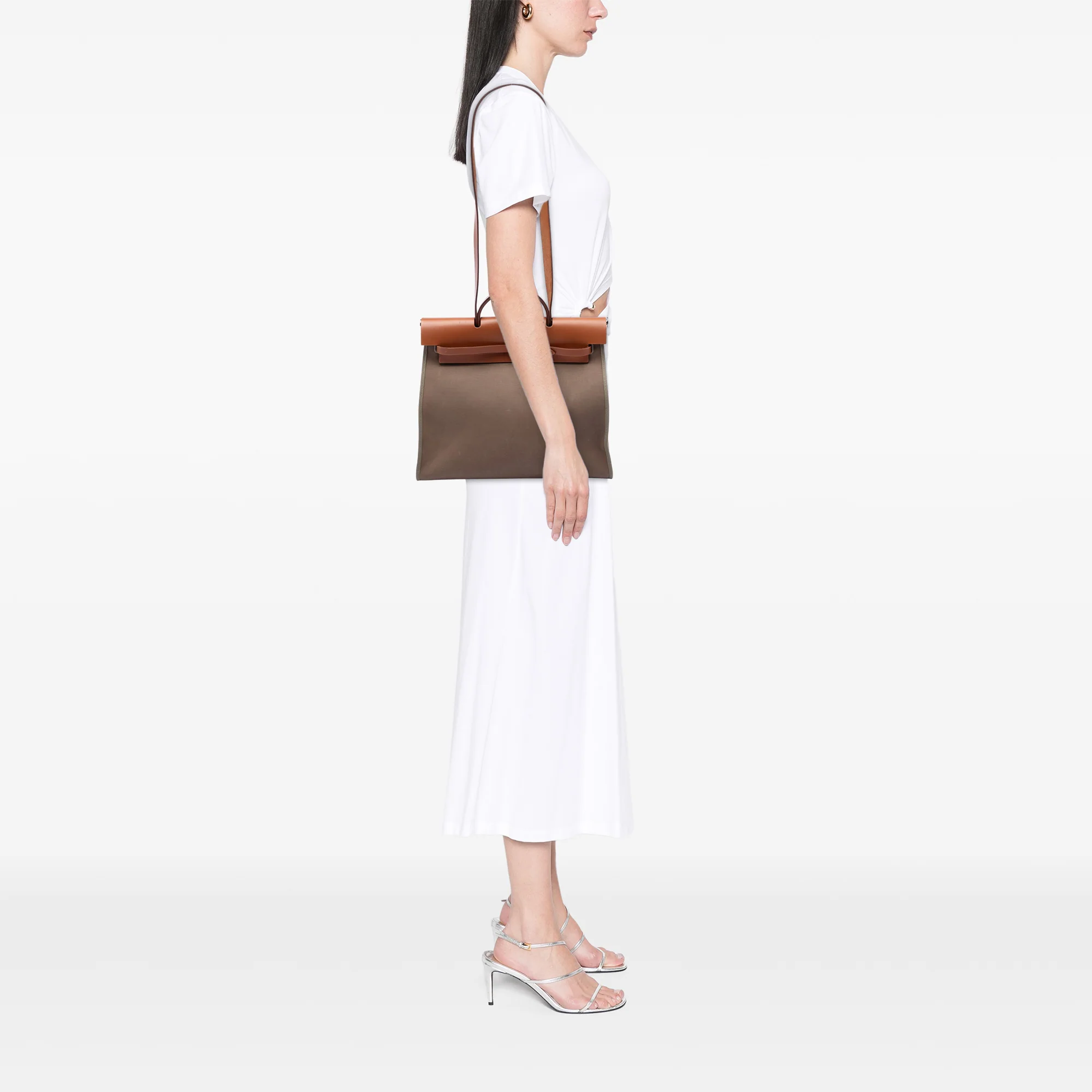 Herbag Zip Leather and Toile 39 - Image 7