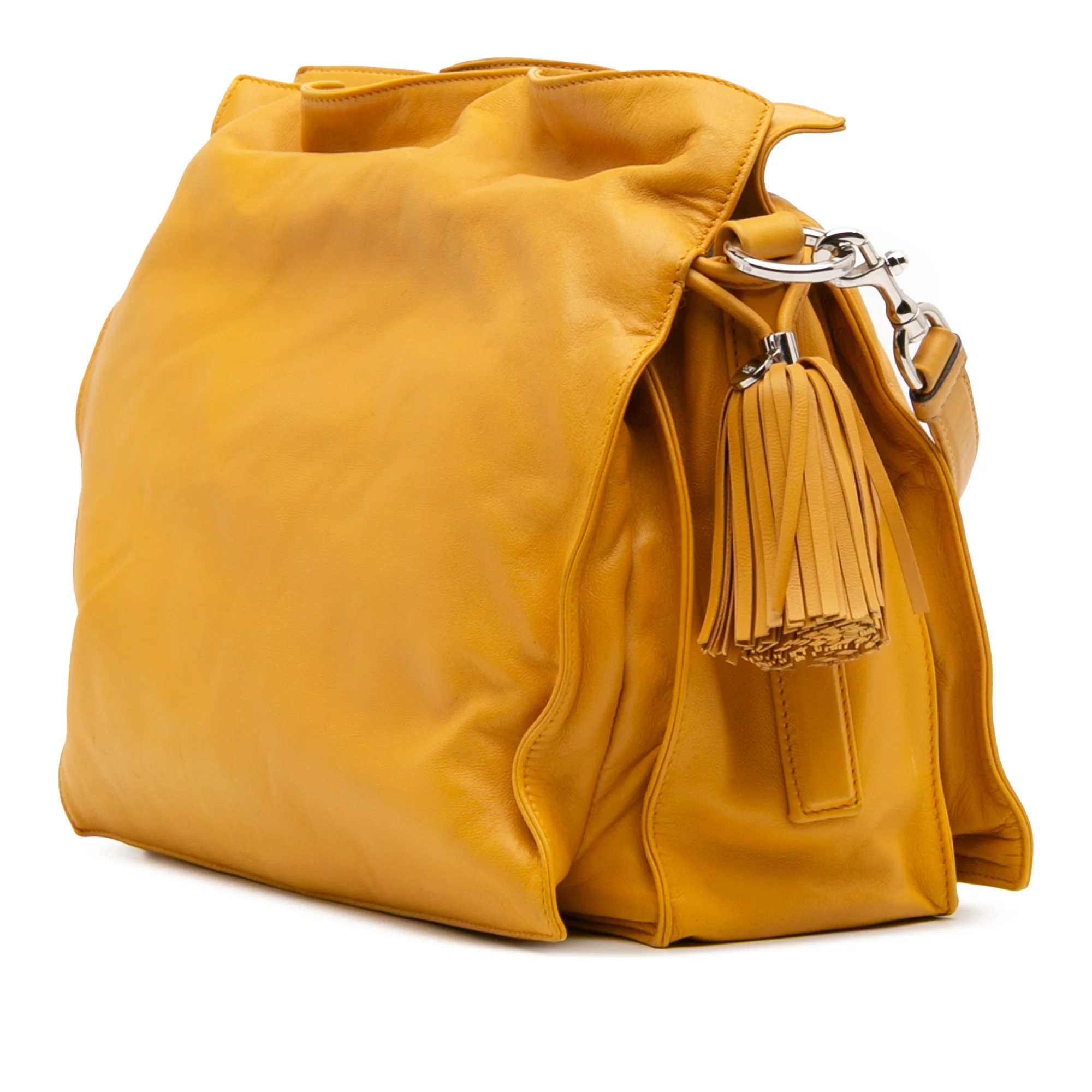 Flamenco Crossbody Bag Leather Small - Image 2