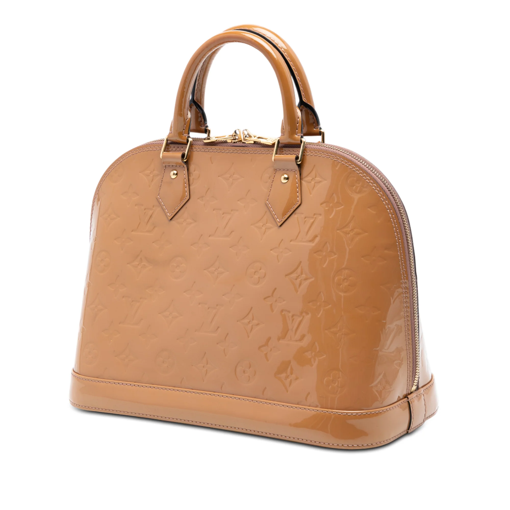 Alma Handbag Monogram Vernis PM - Image 2