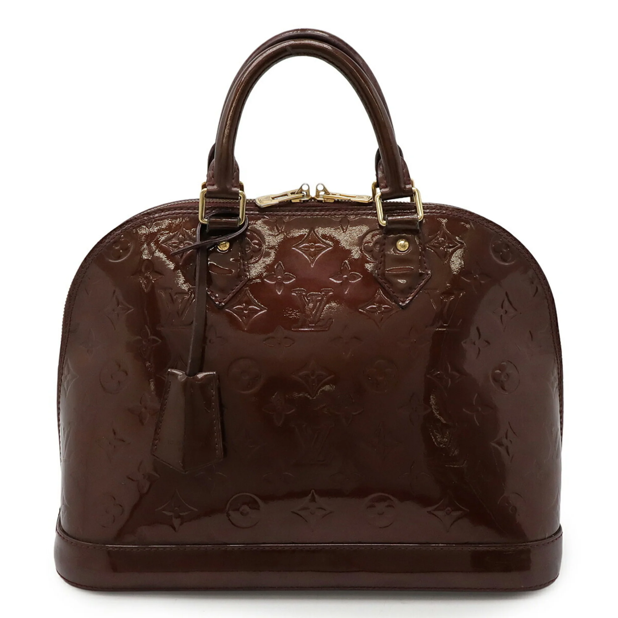 Alma Handbag Monogram Vernis PM