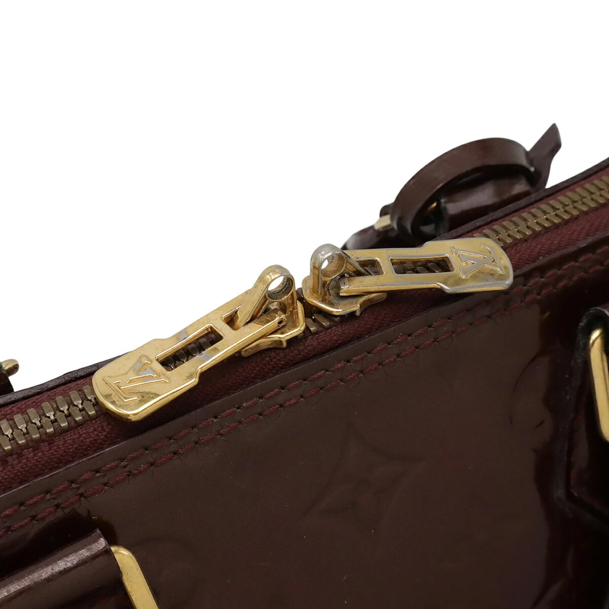 Alma Handbag Monogram Vernis PM - Image 5