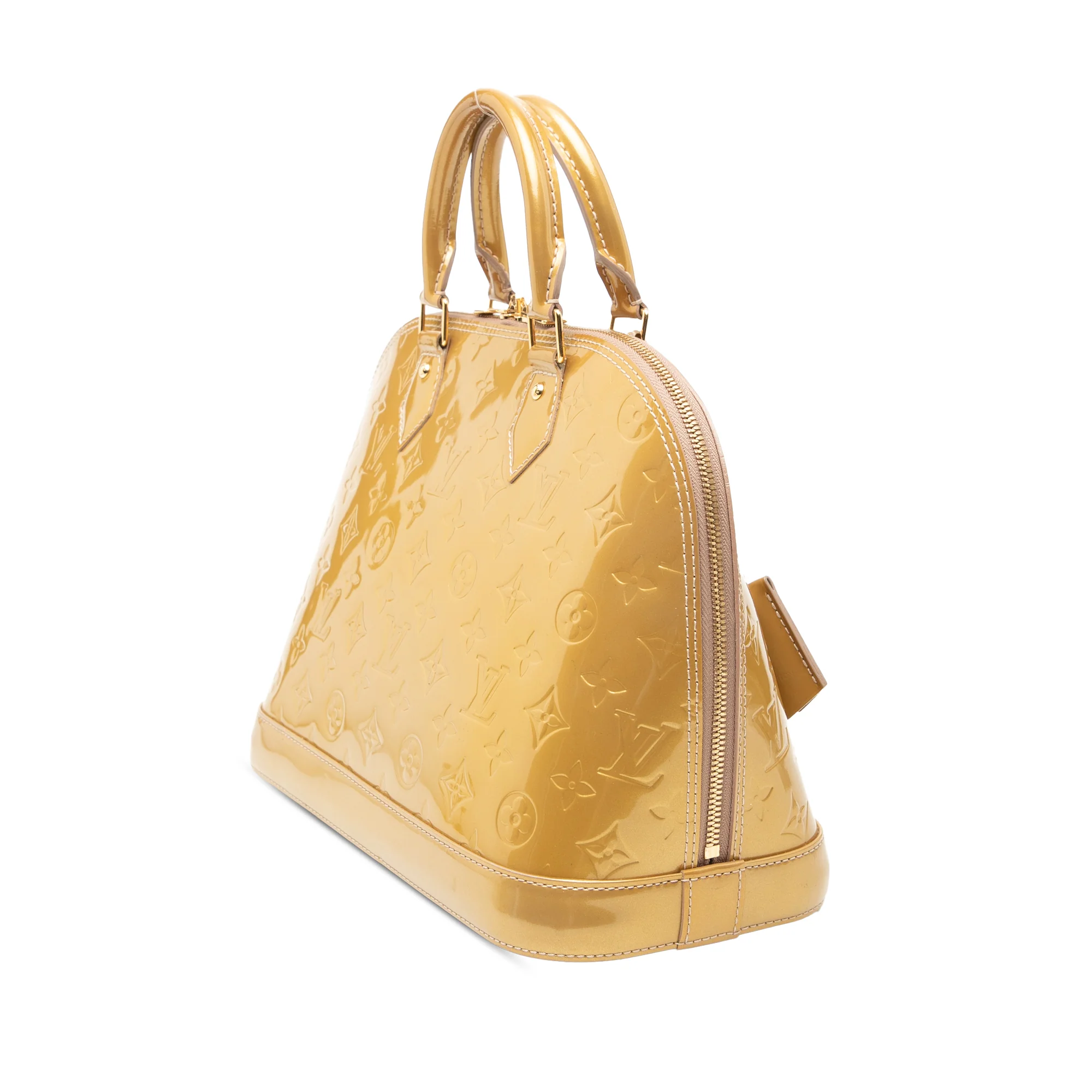 Alma Handbag Monogram Vernis PM - Image 2