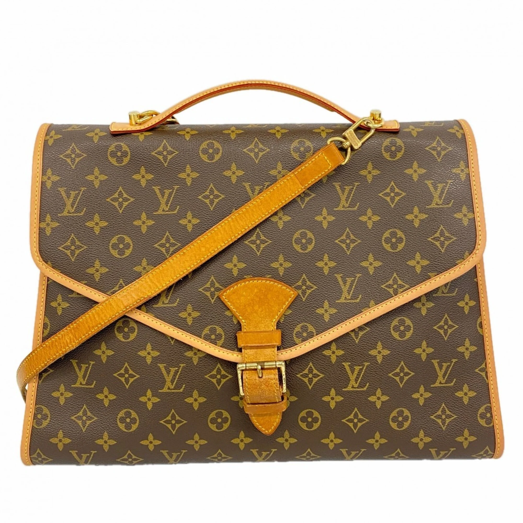 Beverly Briefcase Monogram Canvas GM