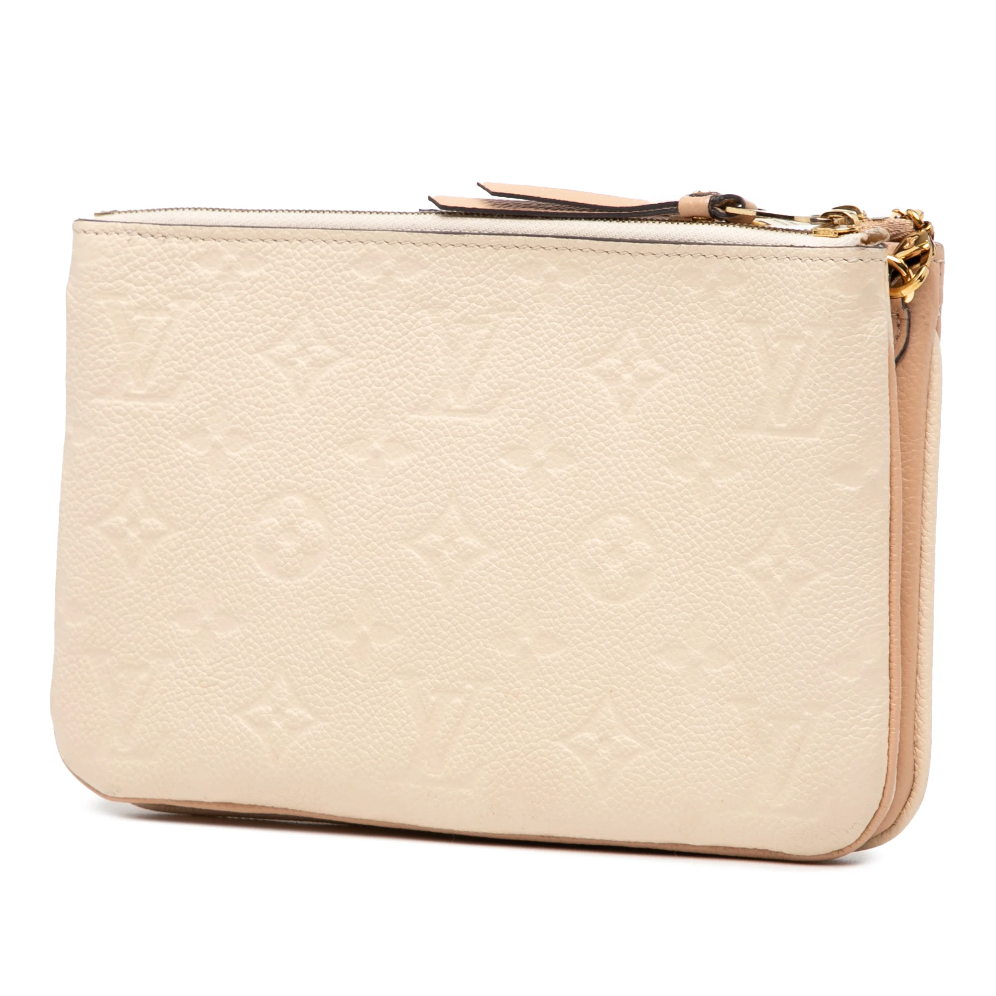 Double Zip Pochette Monogram Empreinte Leather - Image 2