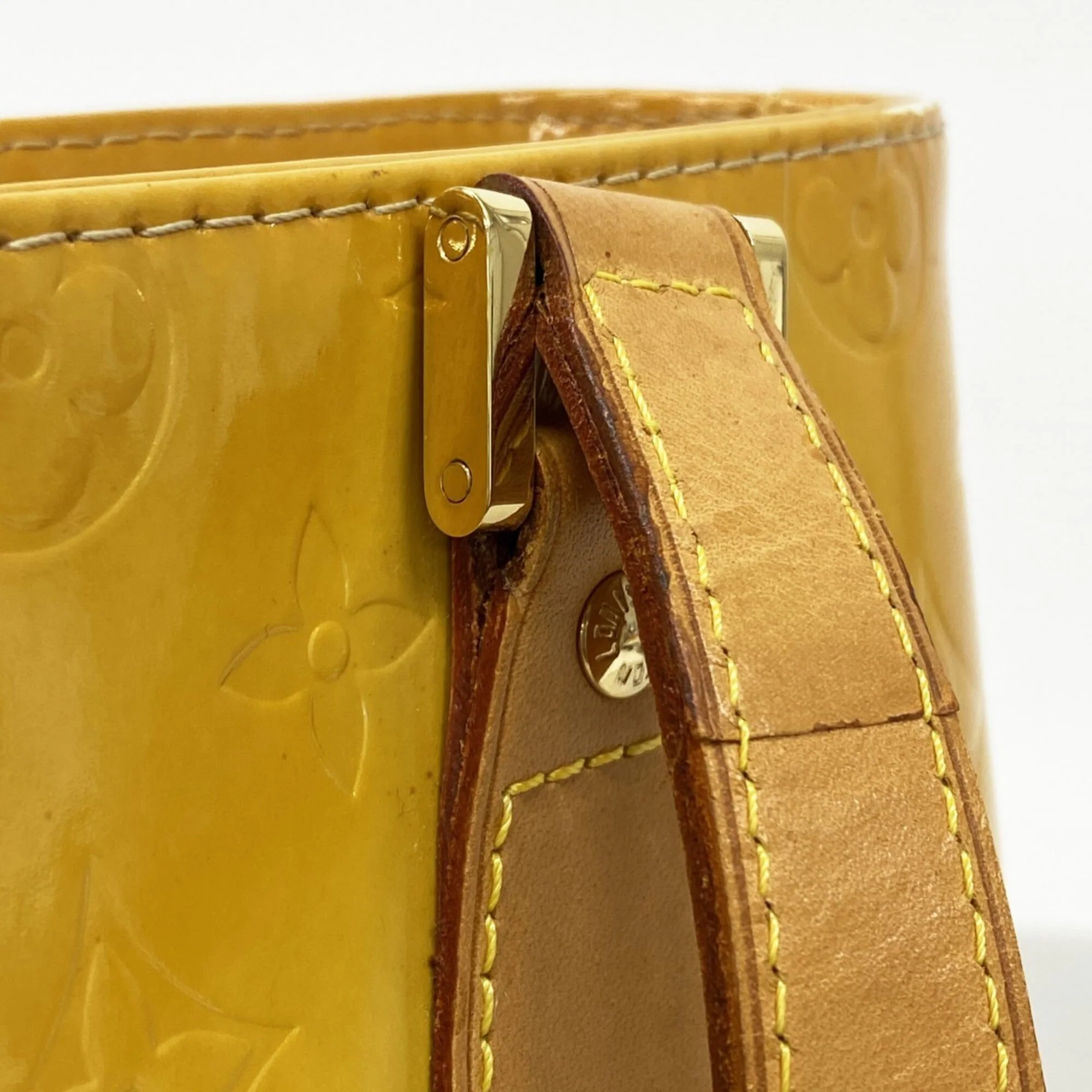 Houston Handbag Monogram Vernis - Image 9