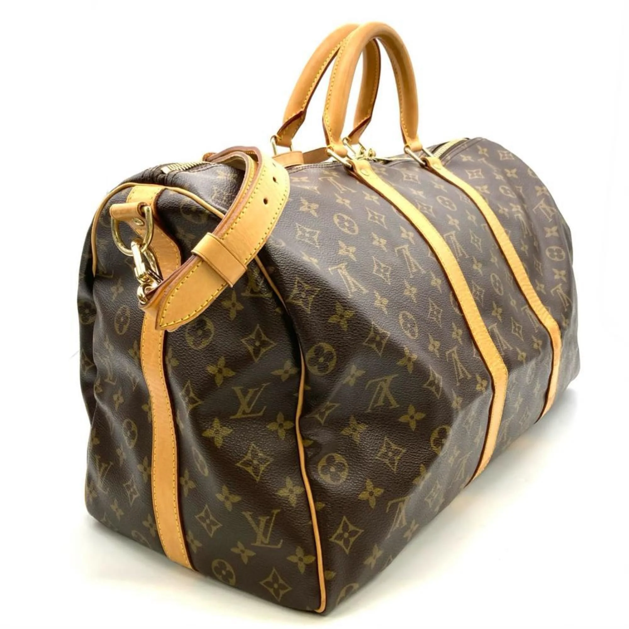 Keepall Bandouliere Bag Monogram Canvas 50 - Image 3