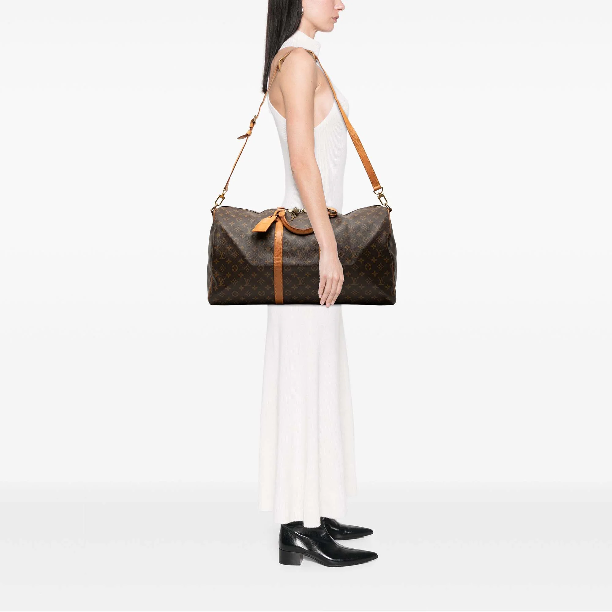 Keepall Bandouliere Bag Monogram Canvas 55 - Image 7