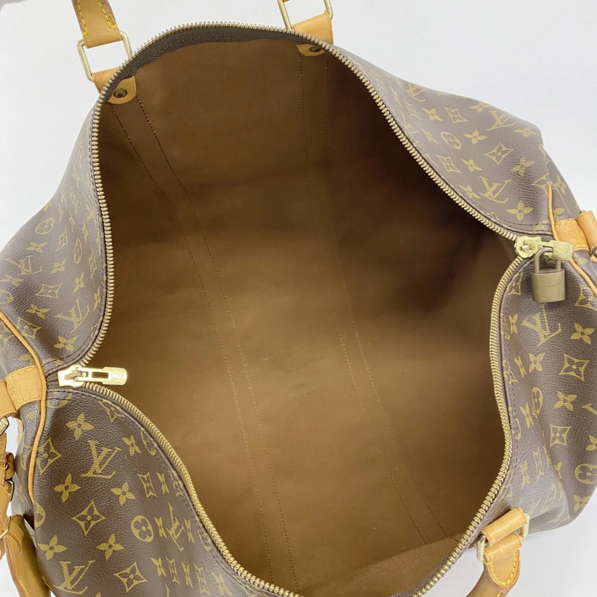 Keepall Bandouliere Bag Monogram Canvas 55 - Image 4