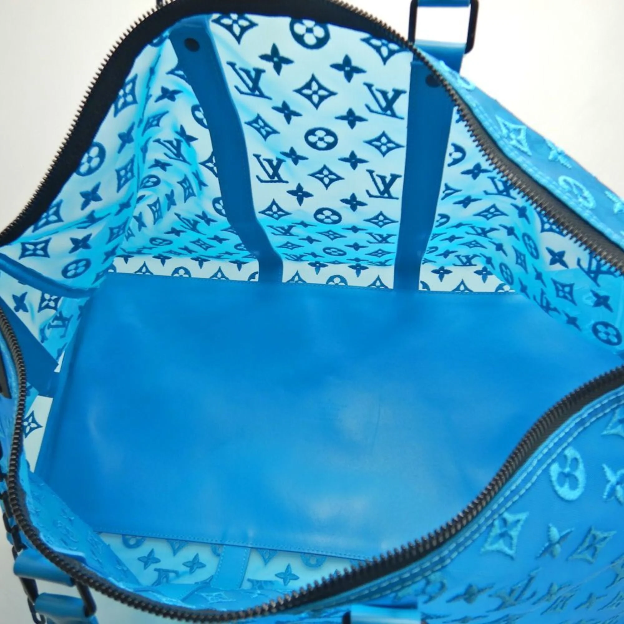 Keepall Bandouliere Bag Monogram See Through Mesh 50 - Image 9