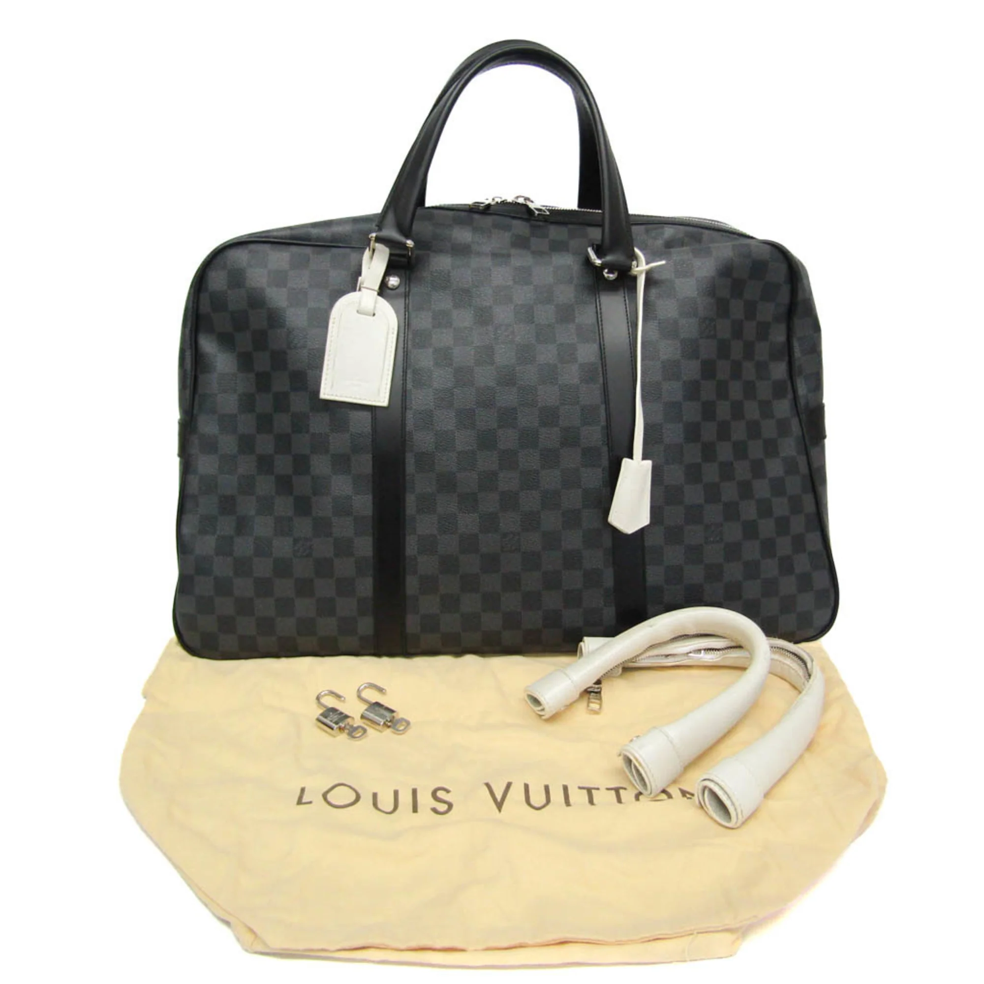 Limited Edition Jorn Briefcase Damier Graphite - Image 2